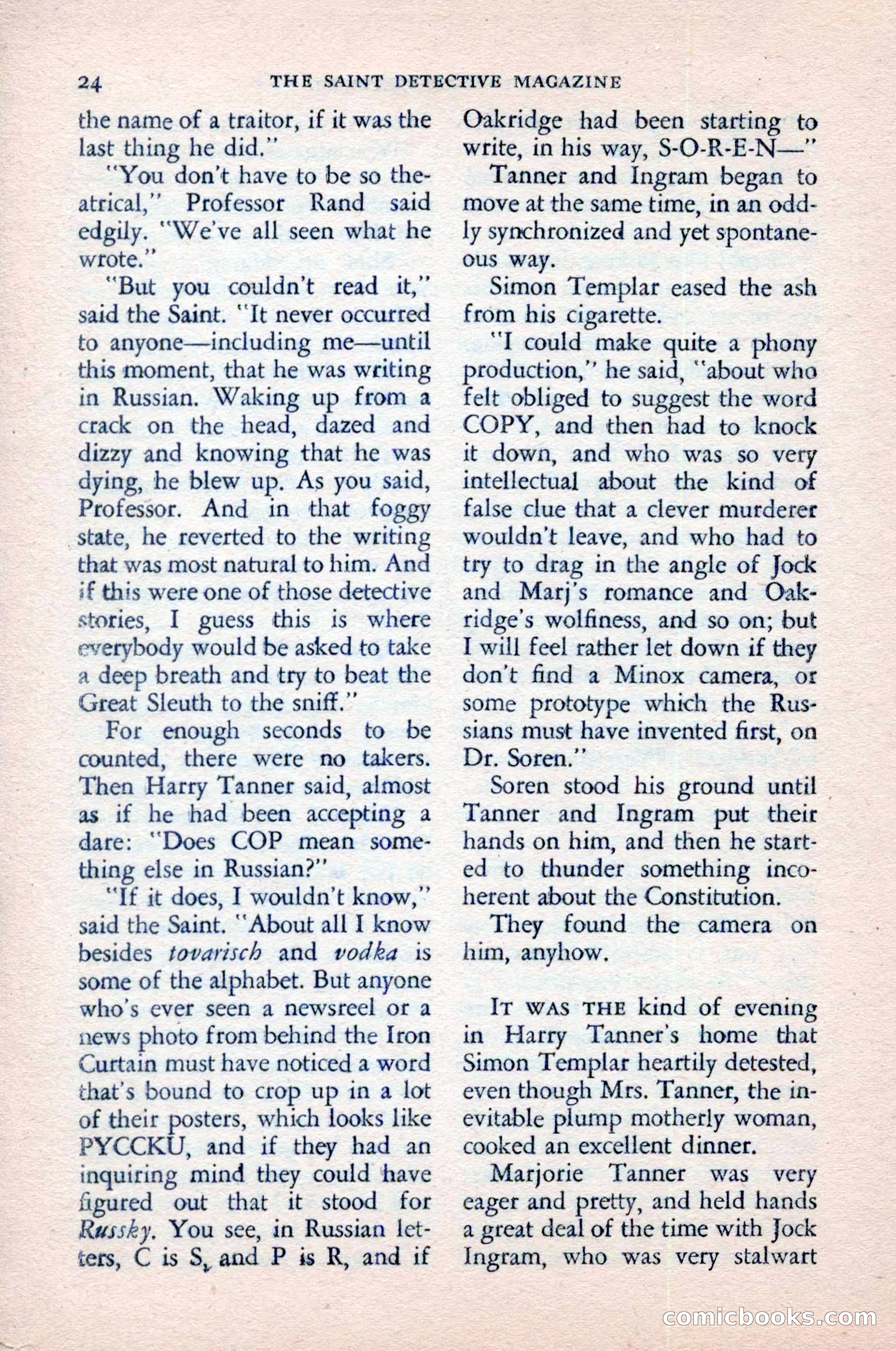 The Saint Detective Magazine — page 26 of 148