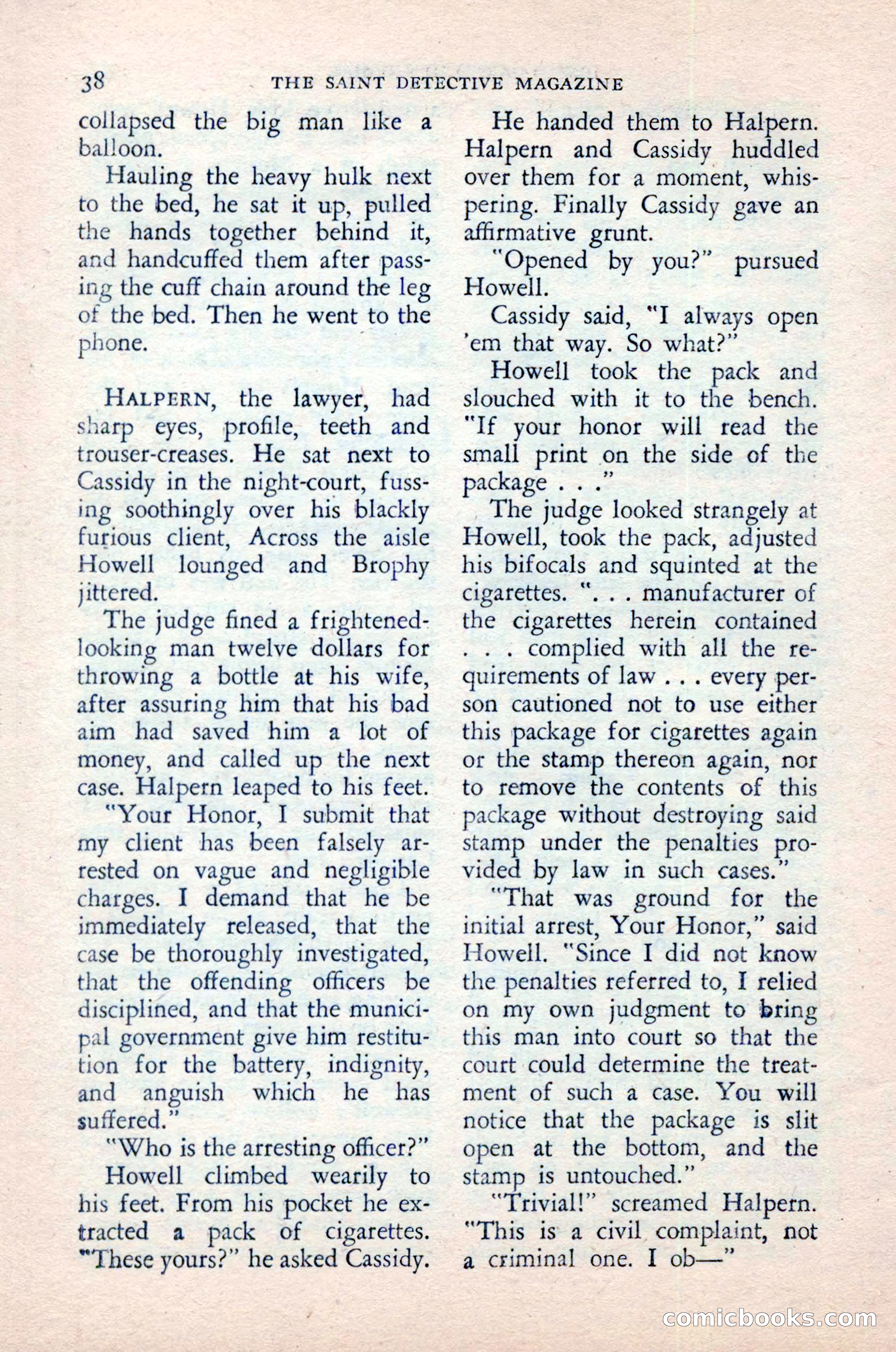 The Saint Detective Magazine — page 40 of 148