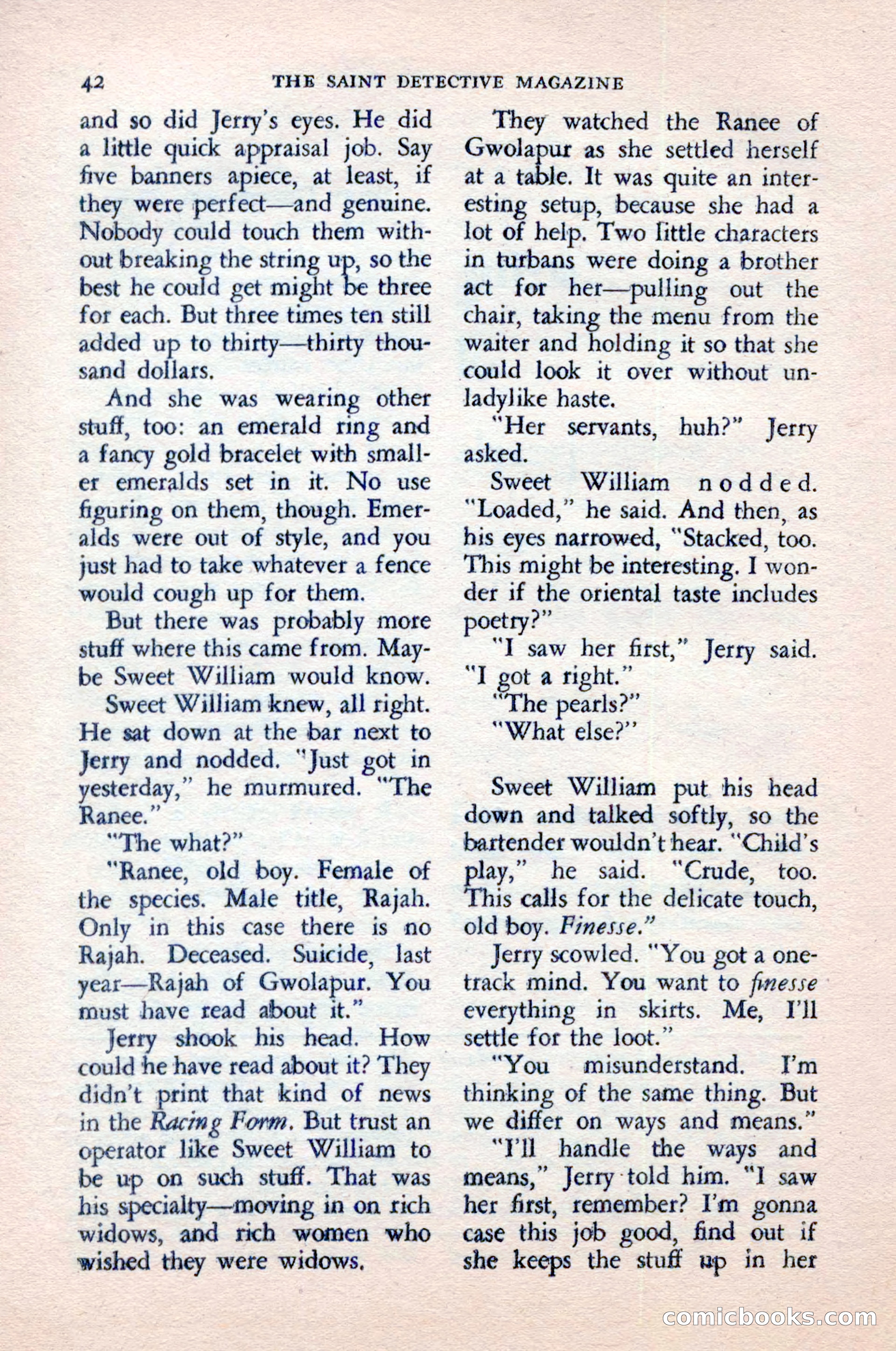 The Saint Detective Magazine — page 44 of 148