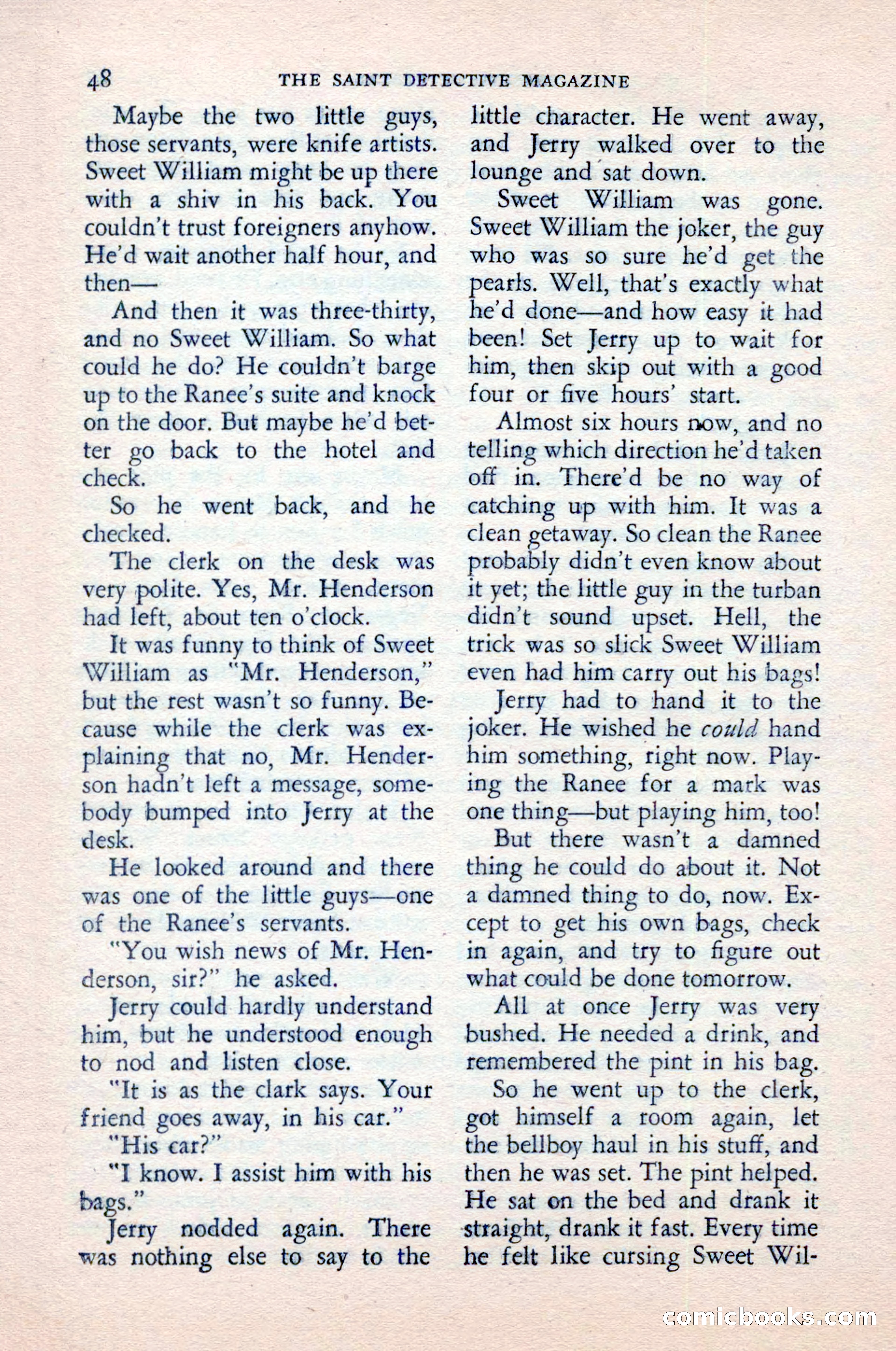 The Saint Detective Magazine — page 50 of 148
