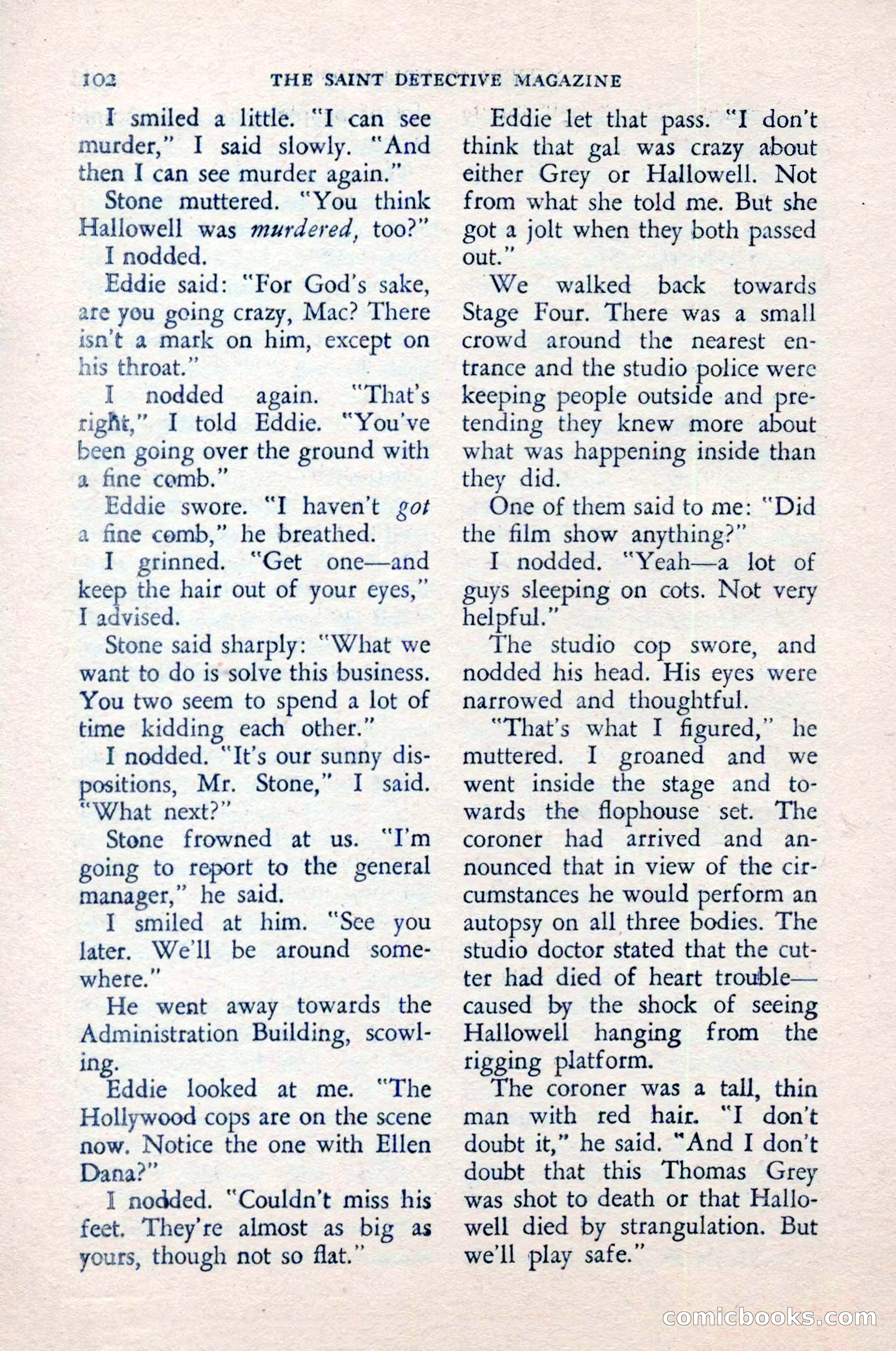 The Saint Detective Magazine — page 104 of 148