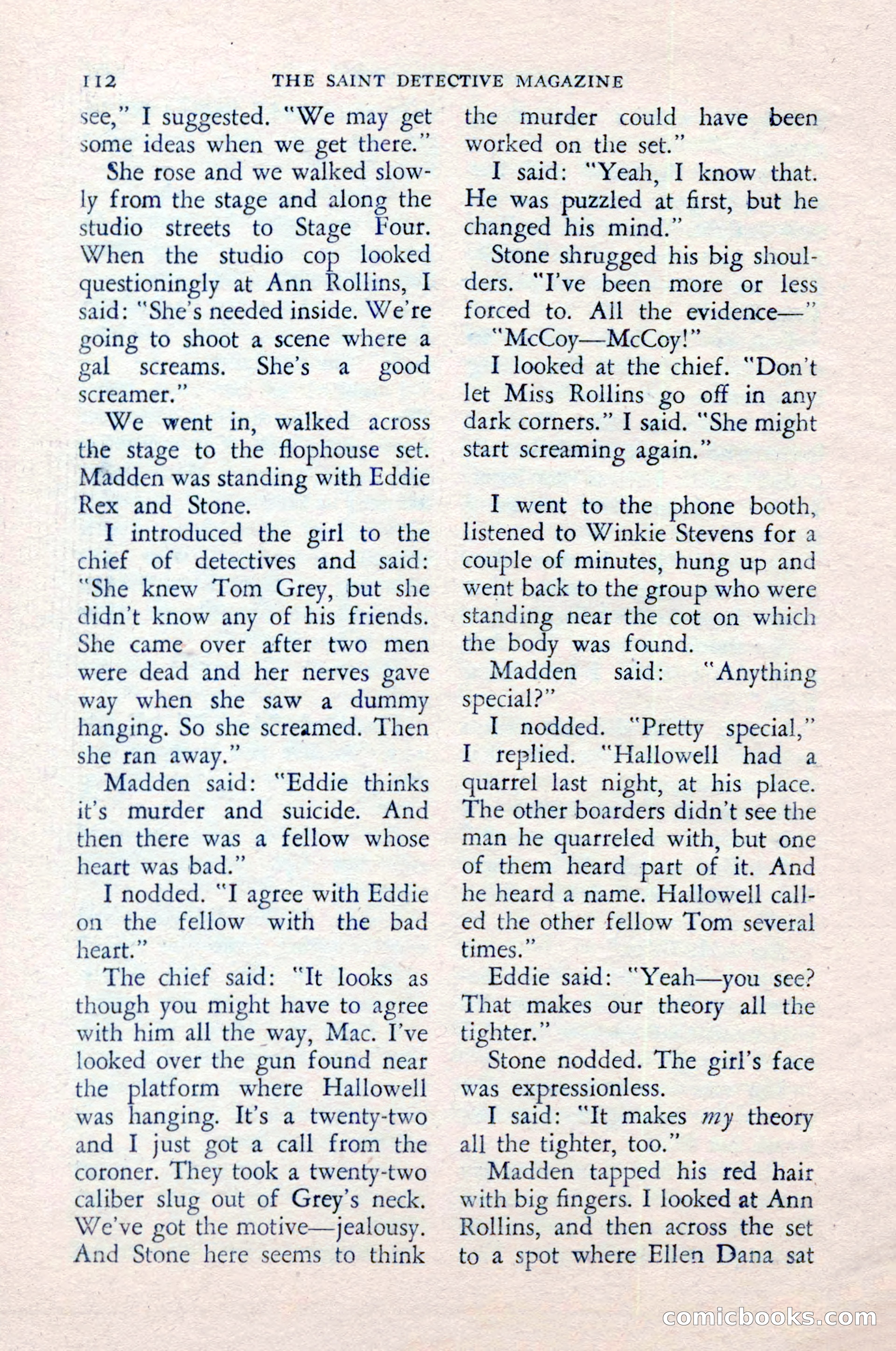 The Saint Detective Magazine — page 114 of 148
