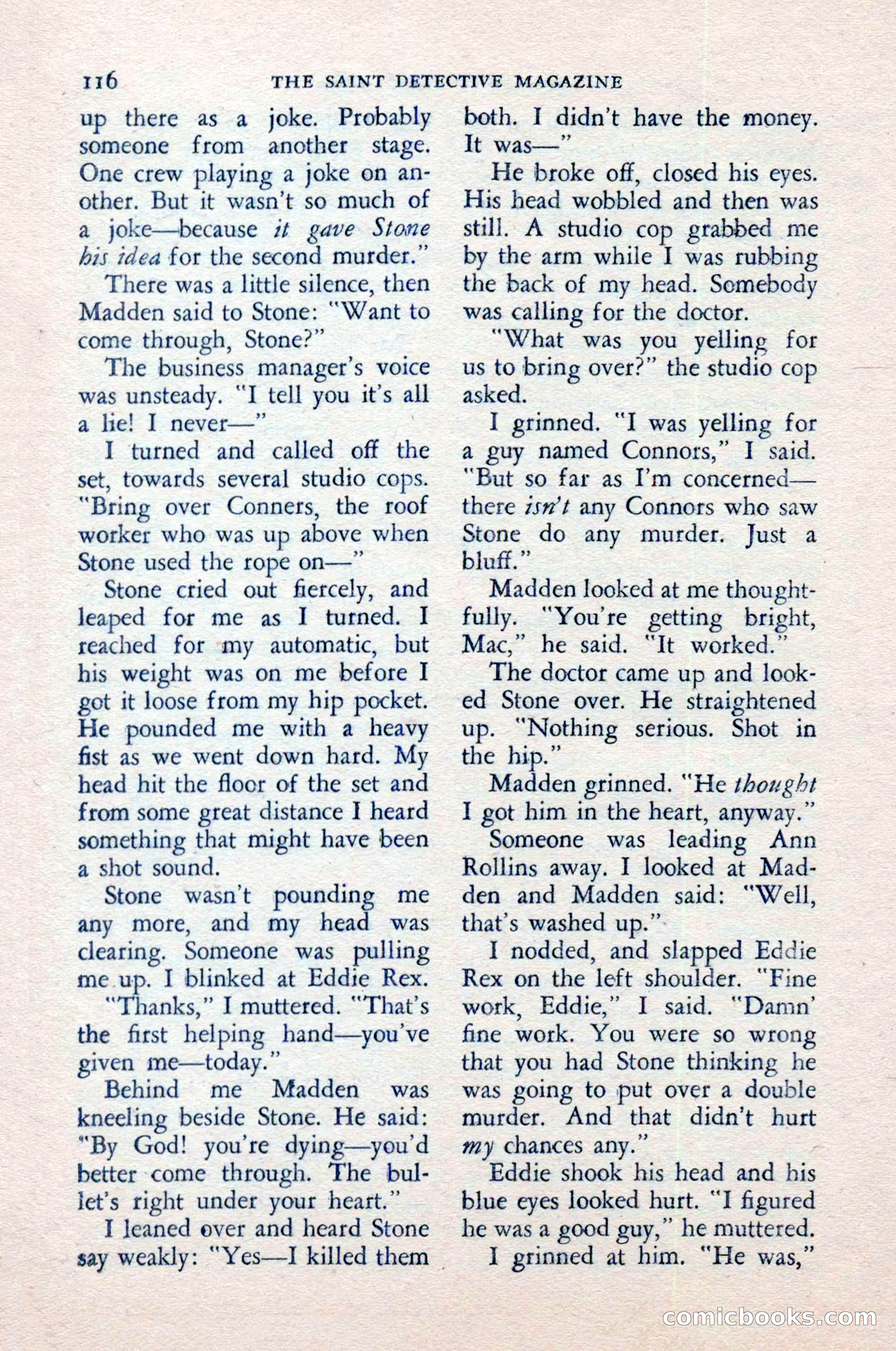 The Saint Detective Magazine — page 118 of 148