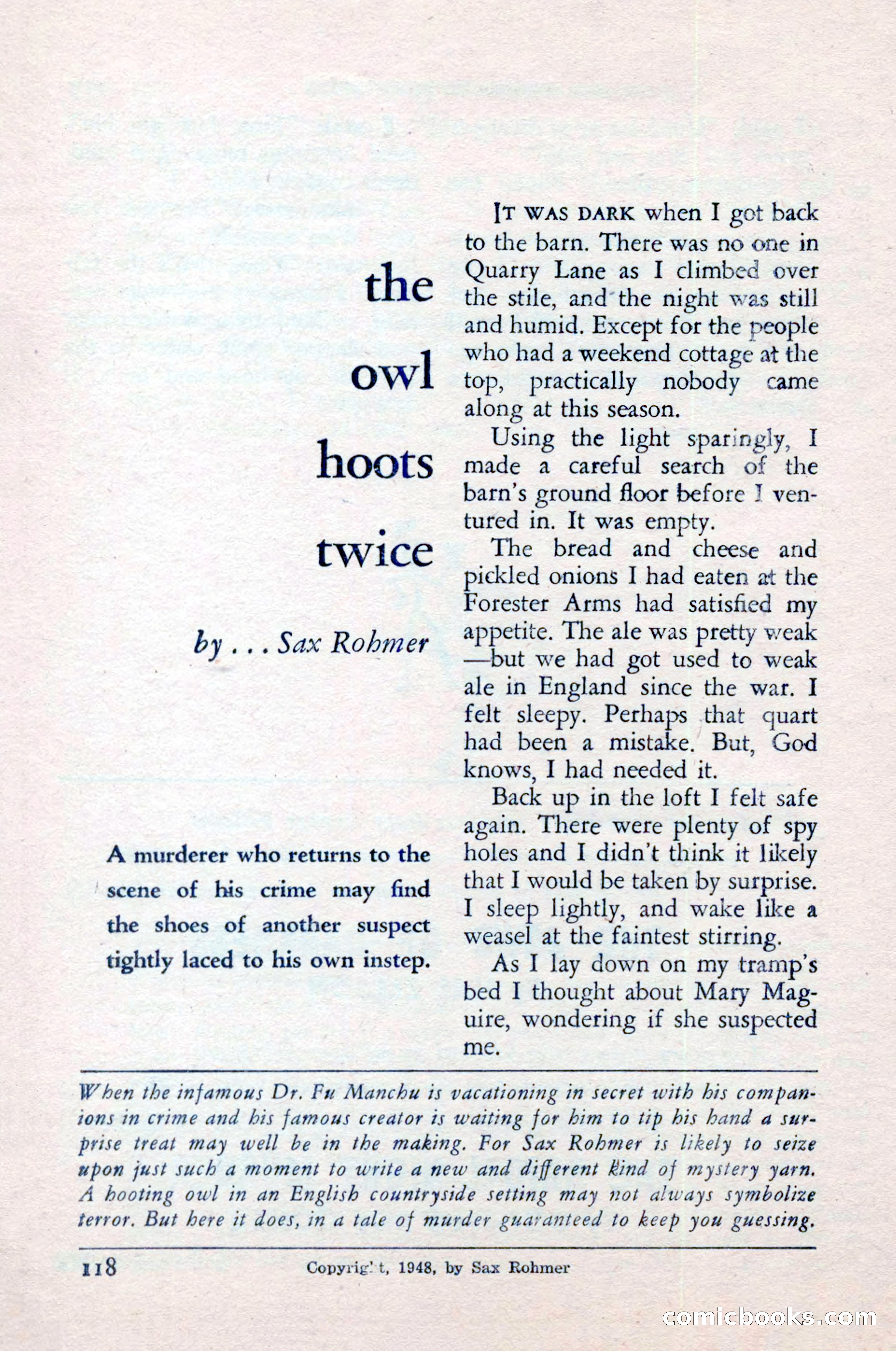 The Saint Detective Magazine — page 120 of 148