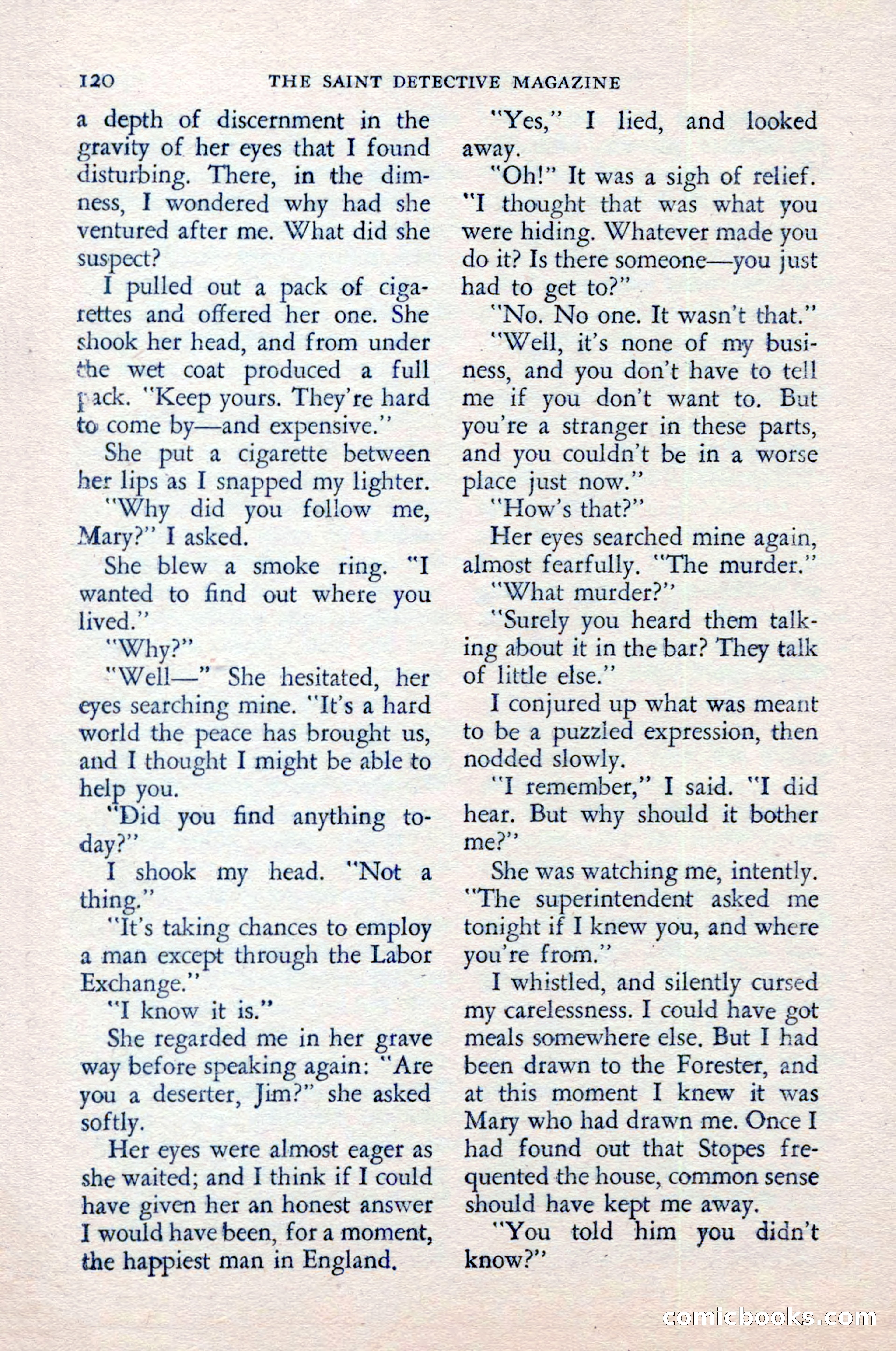 The Saint Detective Magazine — page 122 of 148