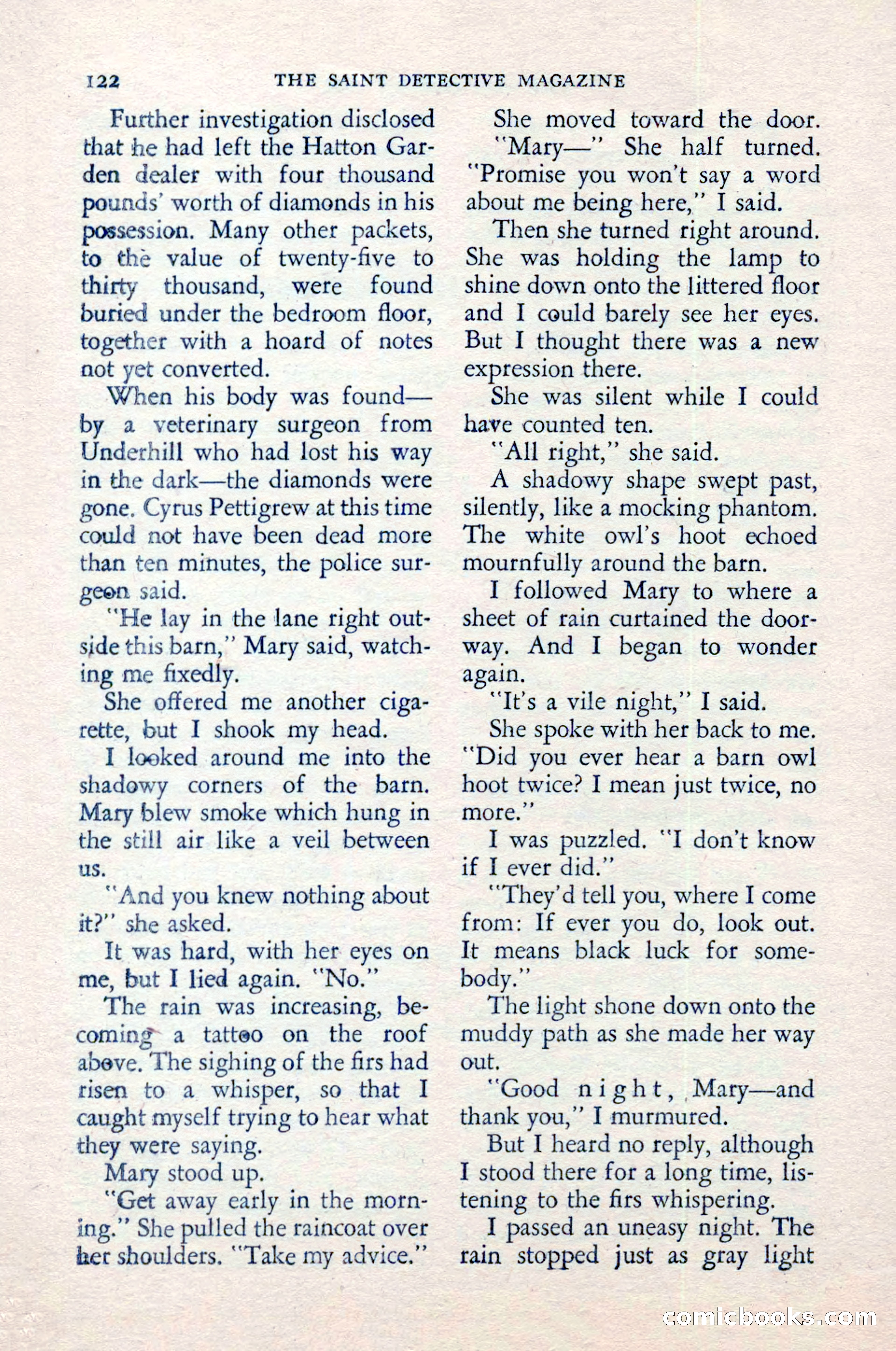 The Saint Detective Magazine — page 124 of 148