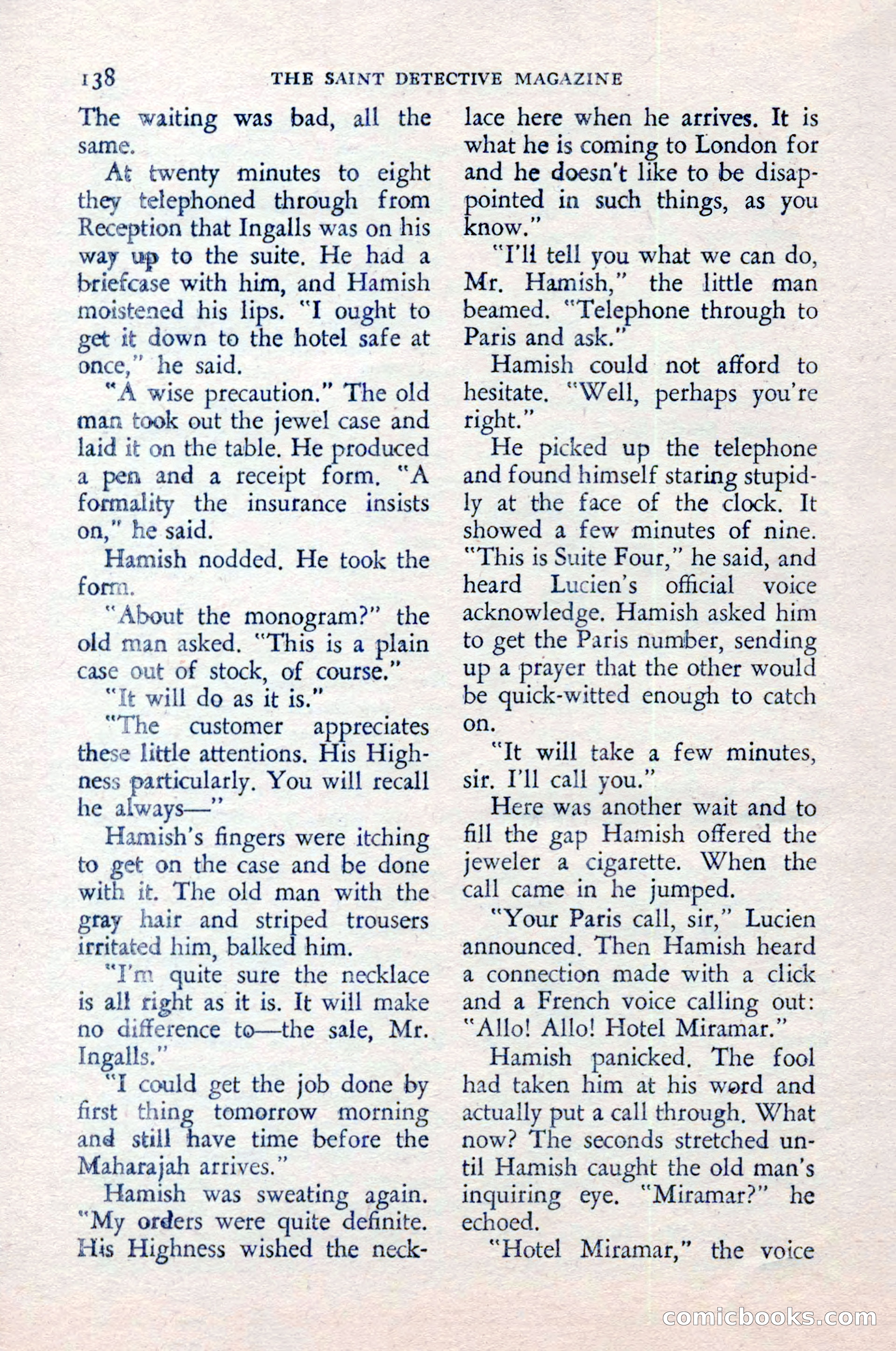 The Saint Detective Magazine — page 140 of 148