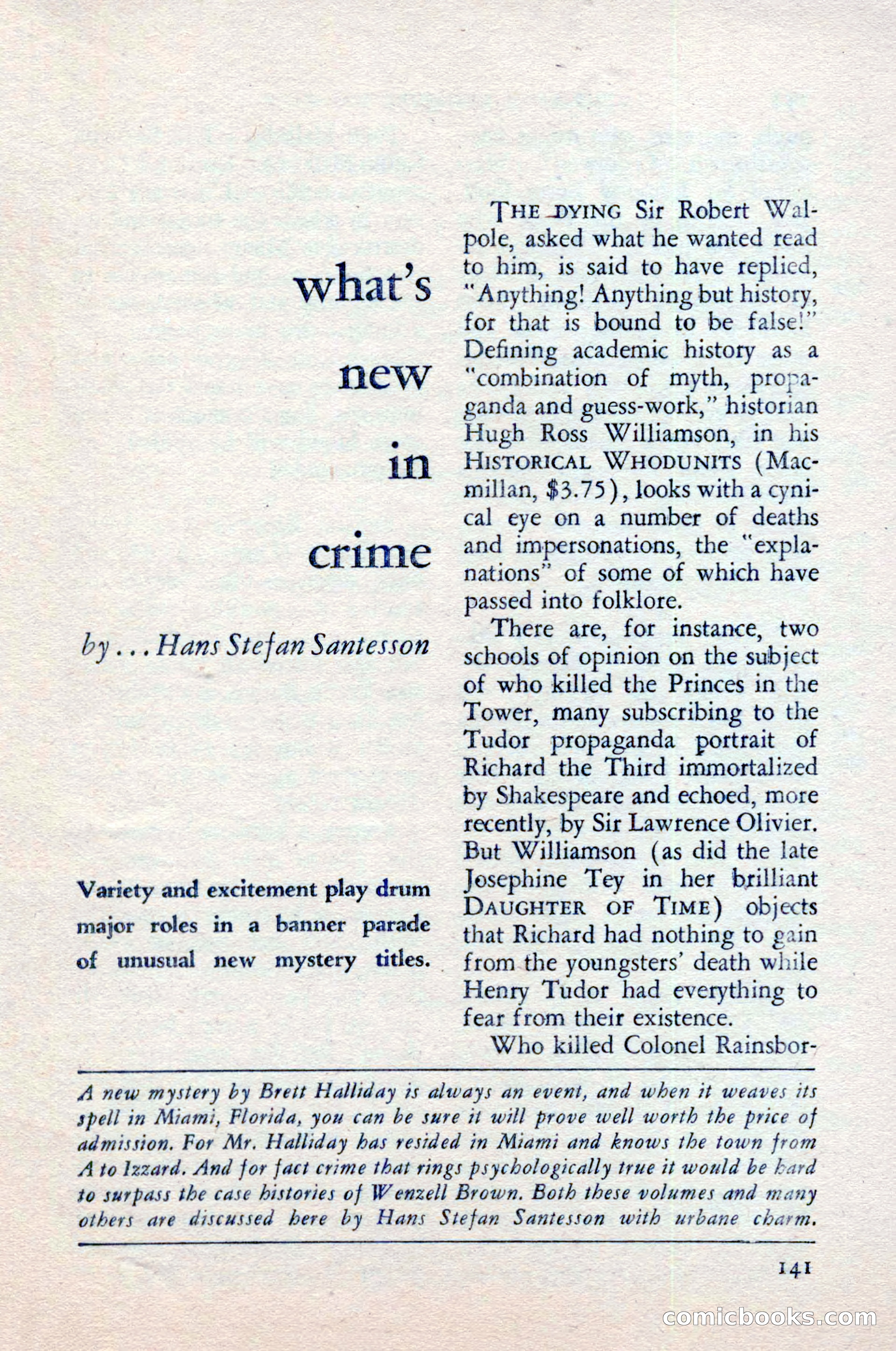 The Saint Detective Magazine — page 143 of 148