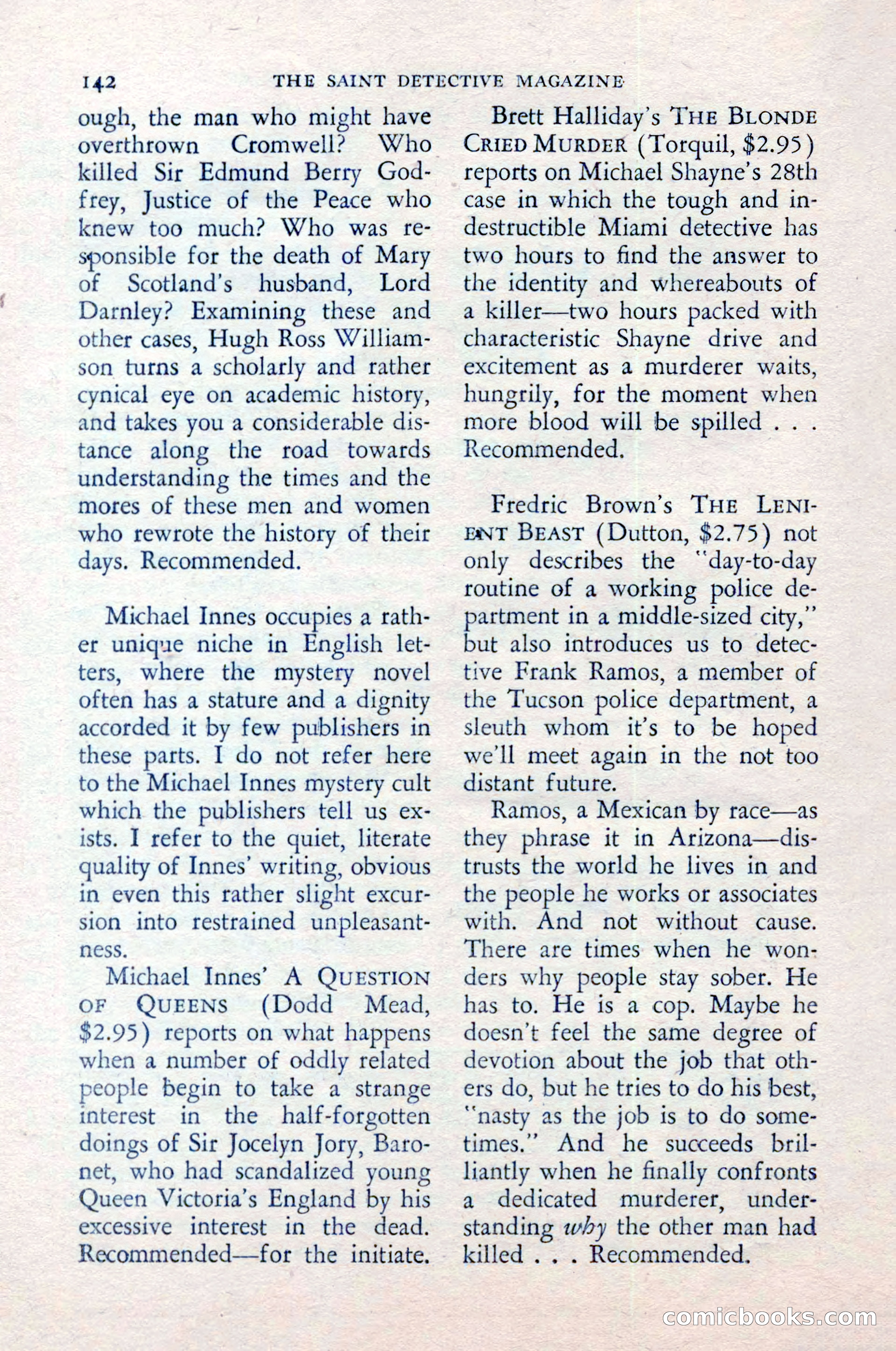The Saint Detective Magazine — page 144 of 148