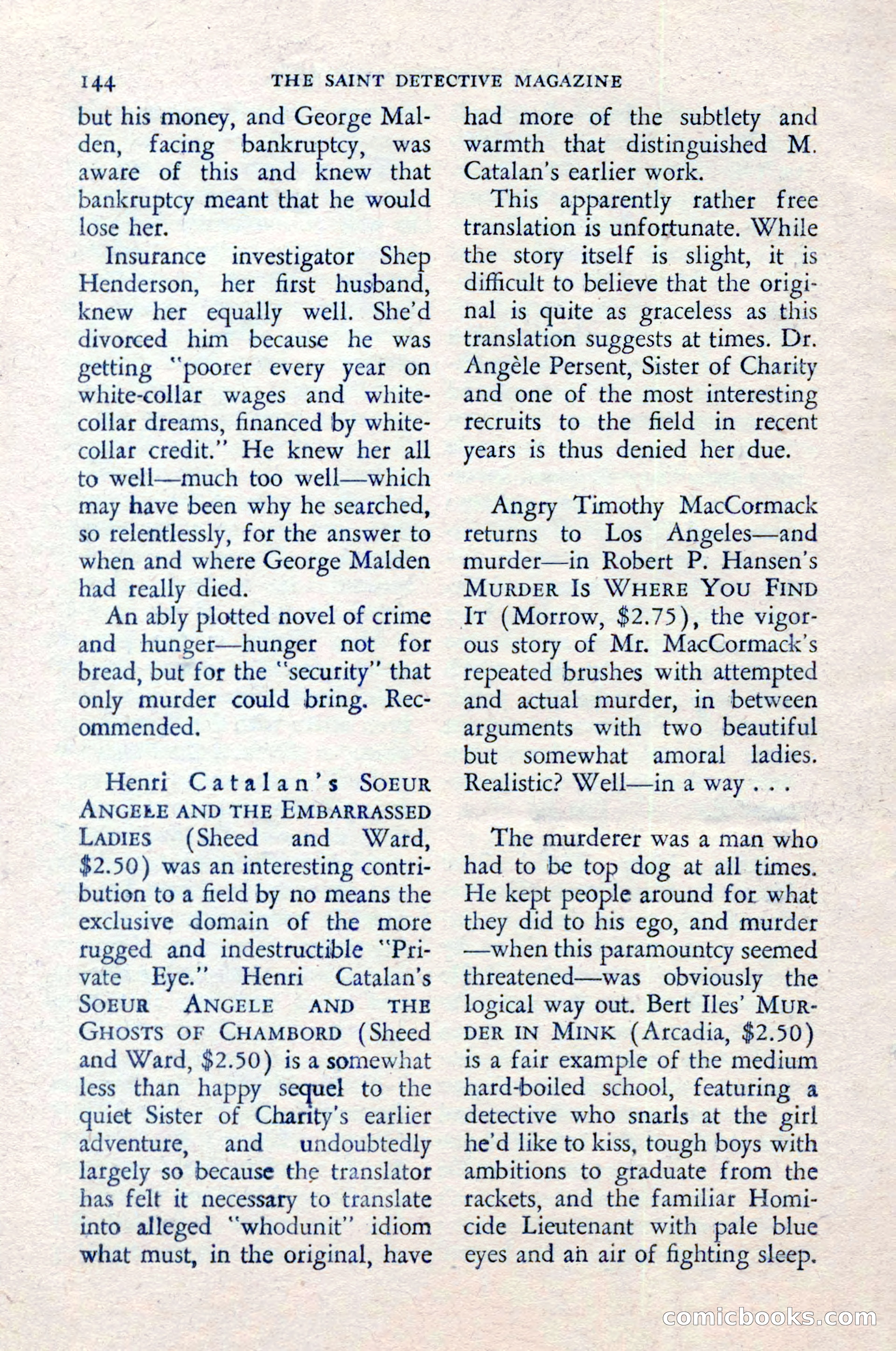 The Saint Detective Magazine — page 146 of 148