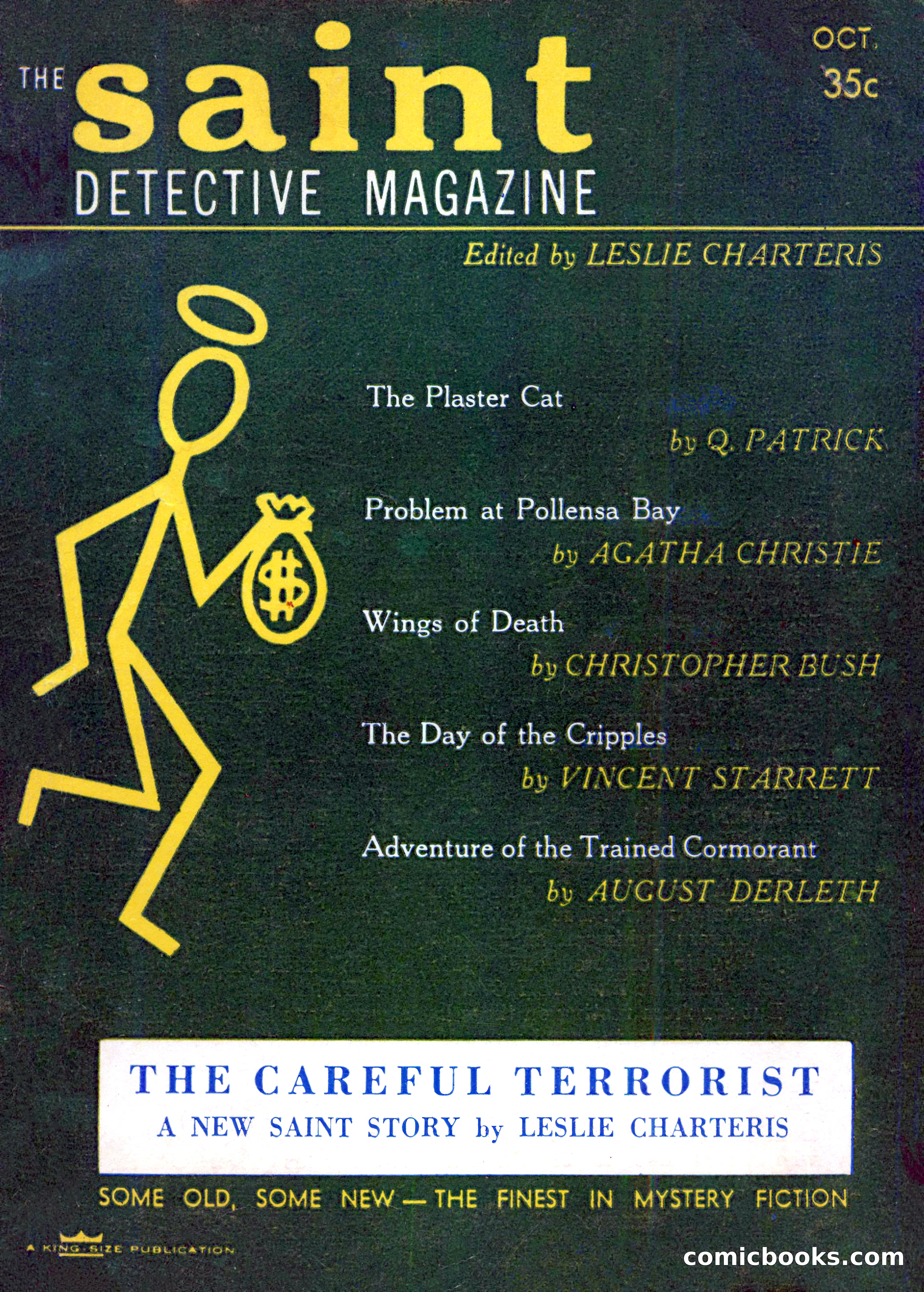 The Saint Detective Magazine, October 1956 — page 1 of 132