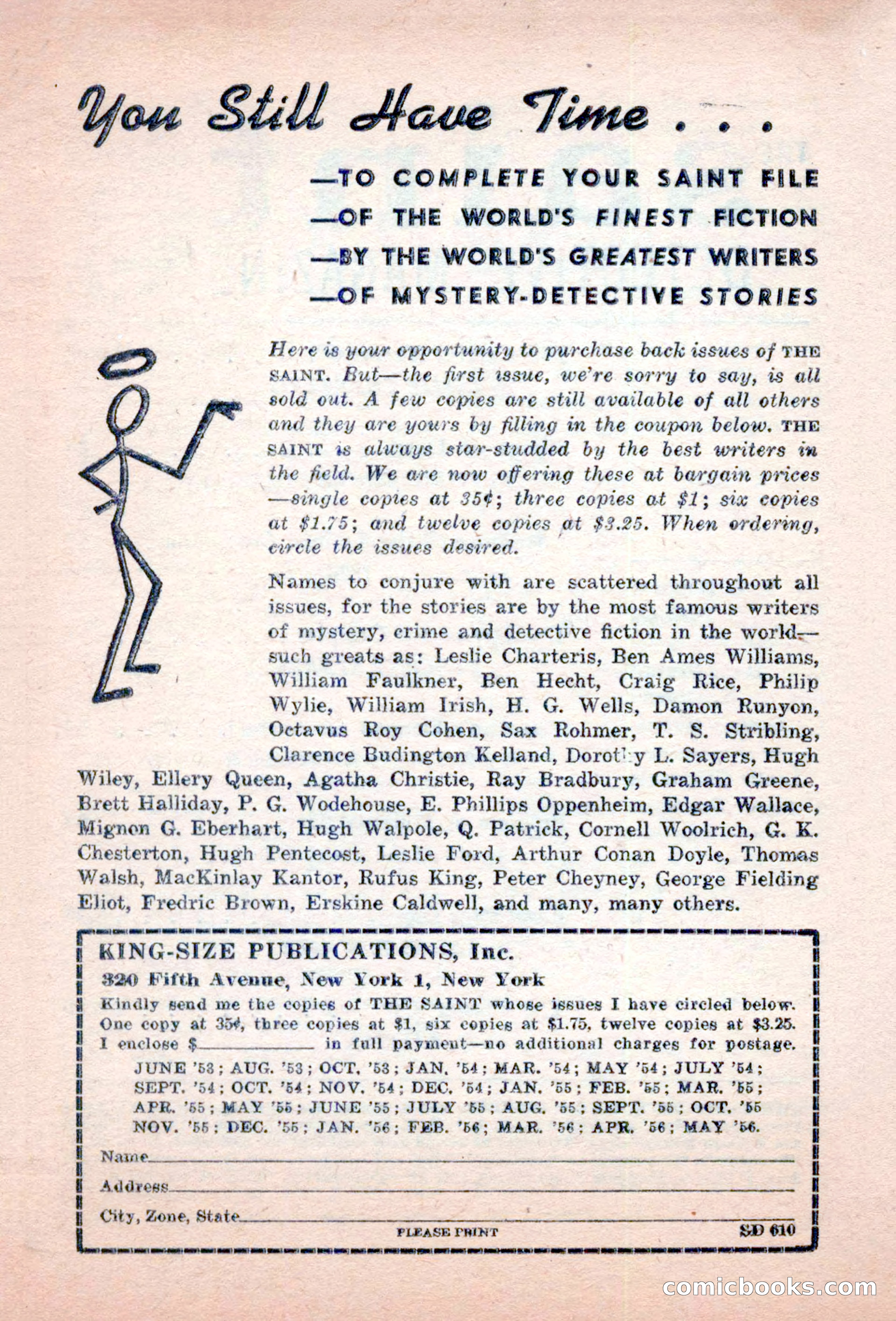 The Saint Detective Magazine, October 1956 — page 3 of 132