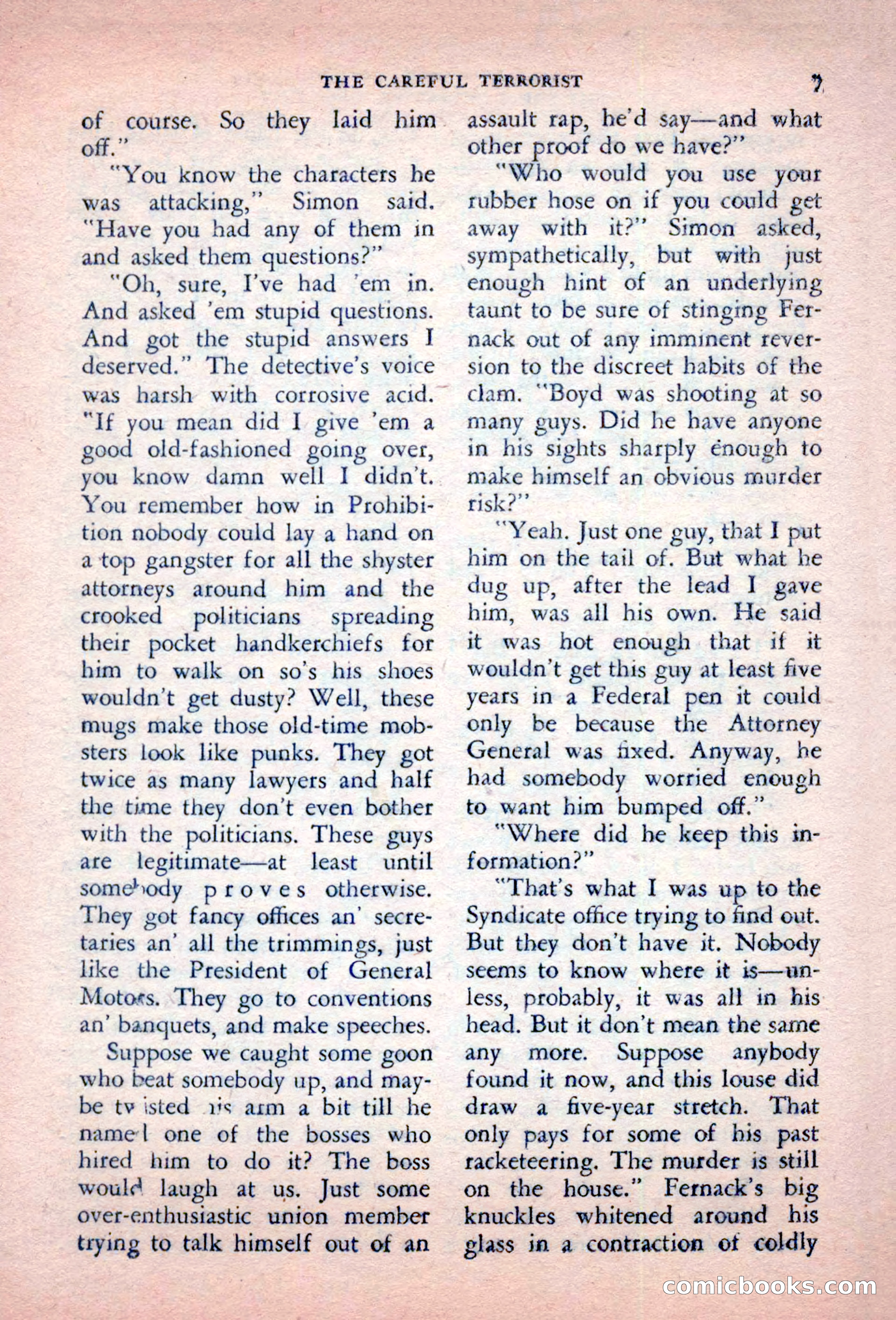 The Saint Detective Magazine, October 1956 — page 9 of 132