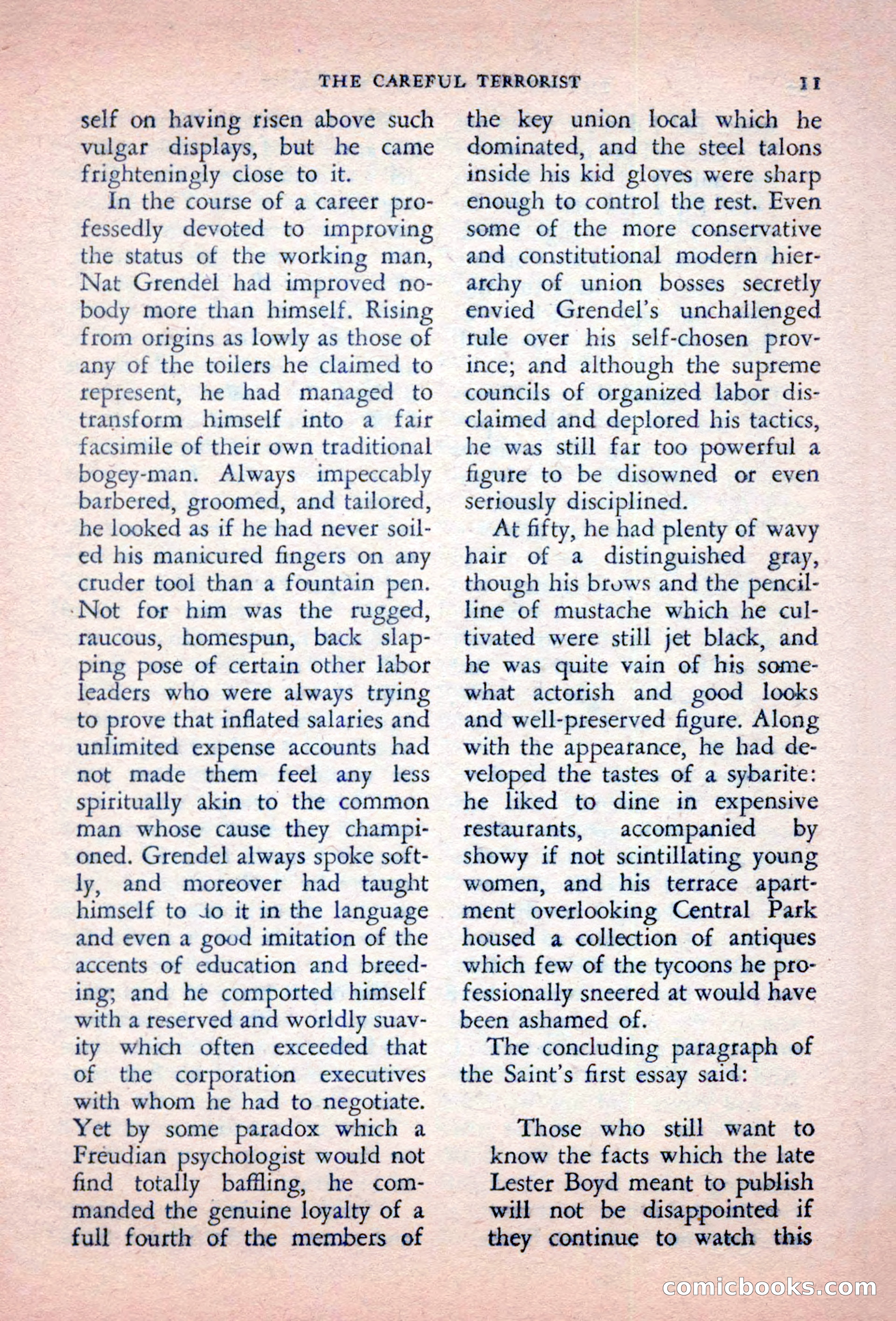 The Saint Detective Magazine, October 1956 — page 13 of 132