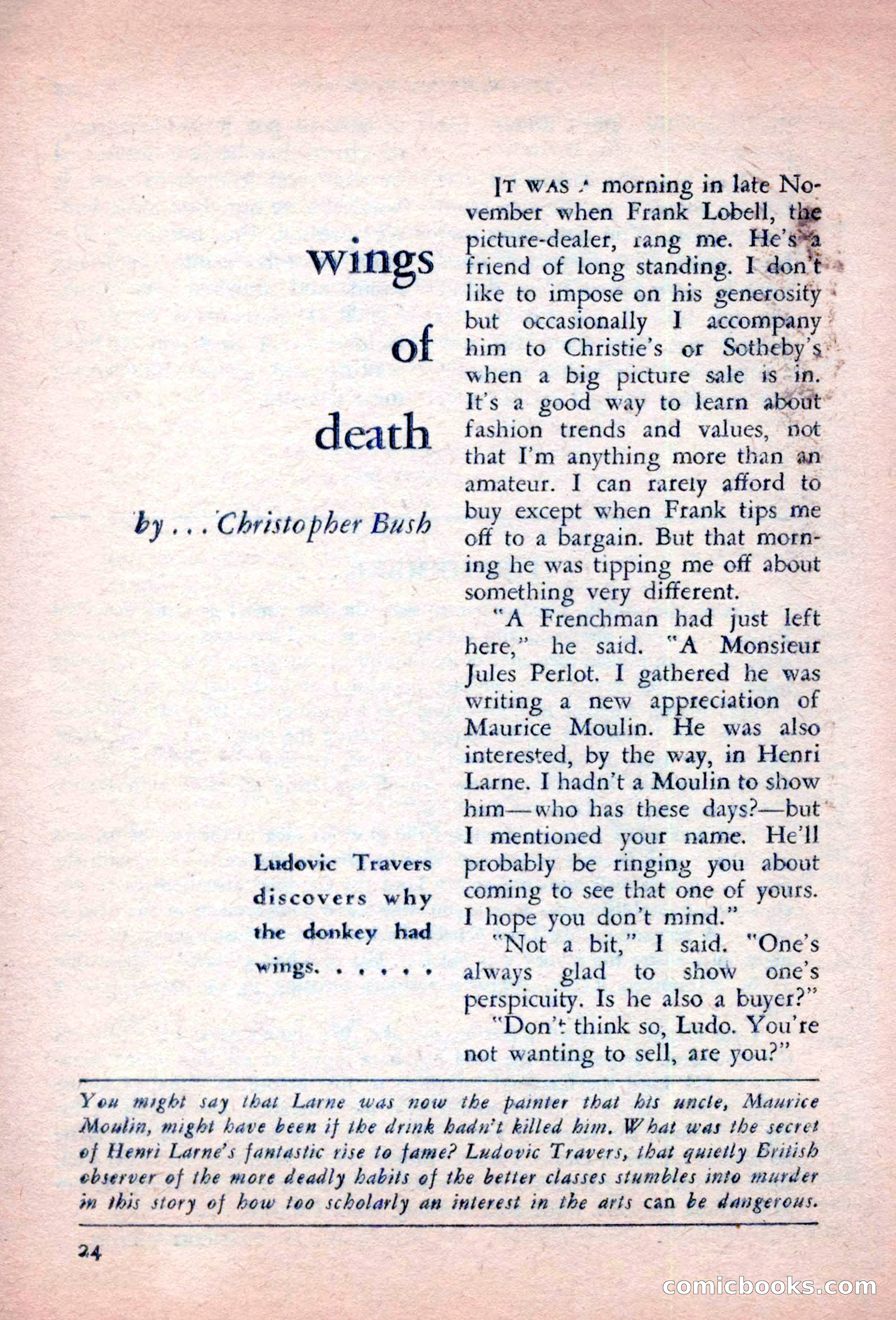 The Saint Detective Magazine, October 1956 — page 26 of 132