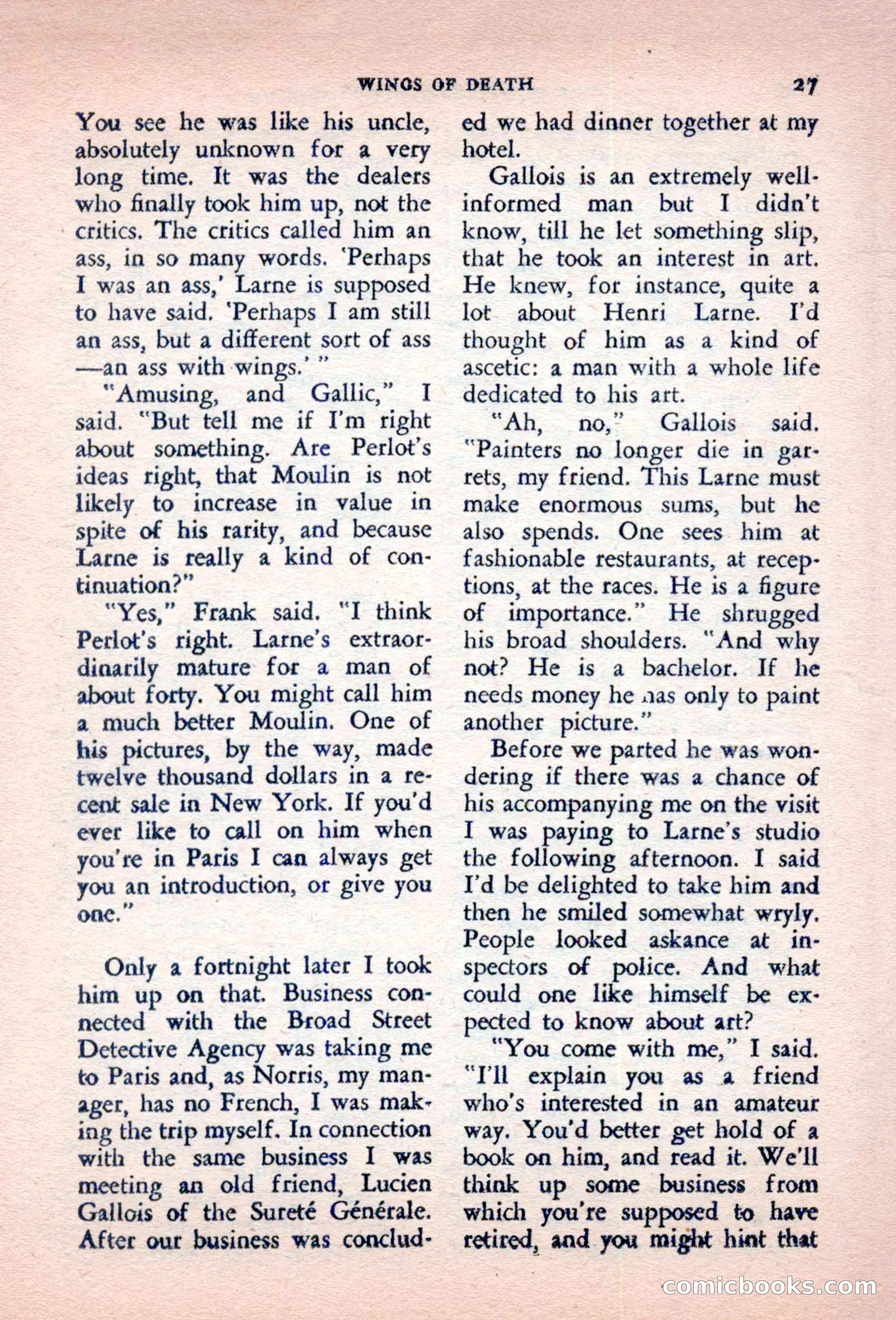 The Saint Detective Magazine, October 1956 — page 29 of 132