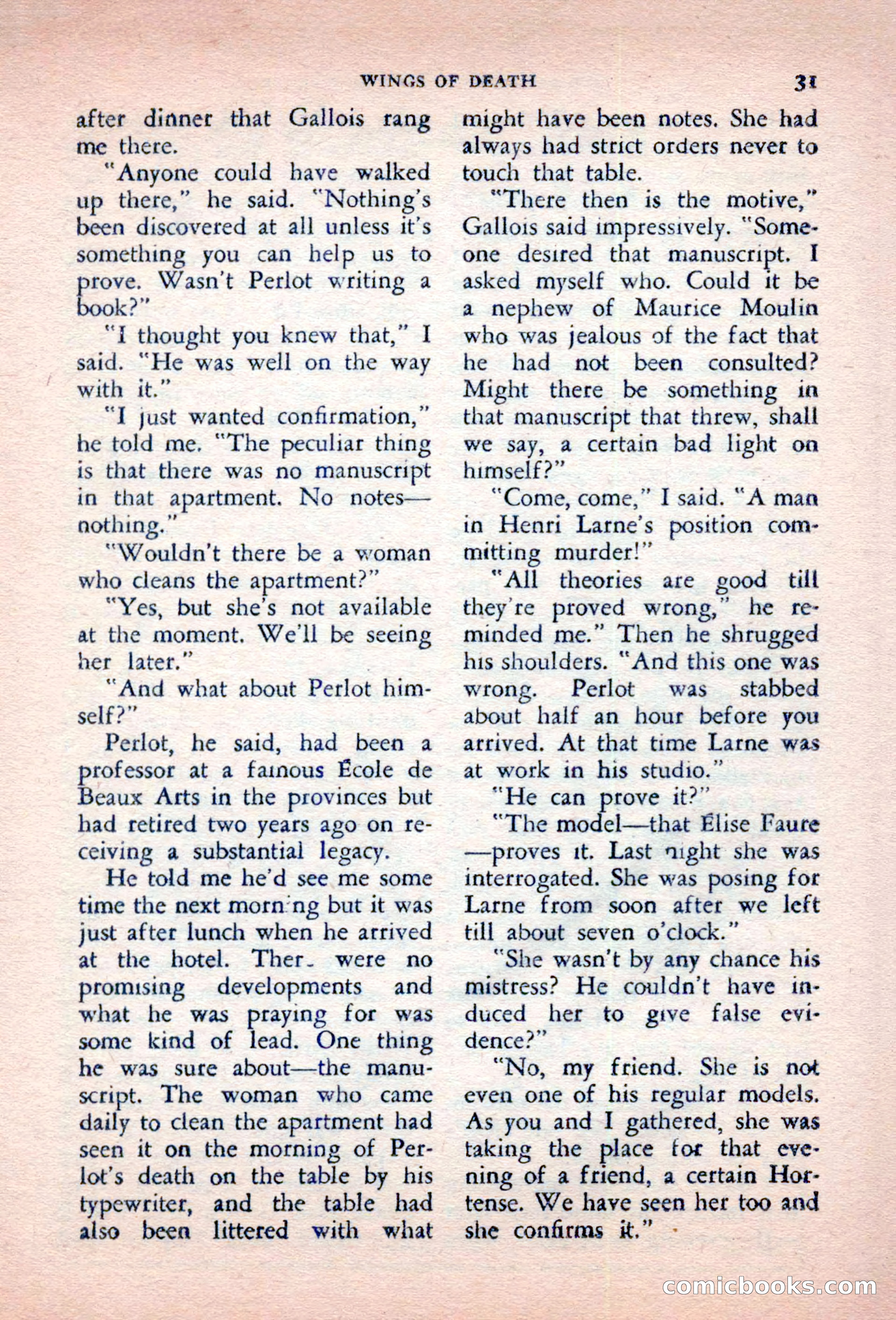 The Saint Detective Magazine, October 1956 — page 33 of 132