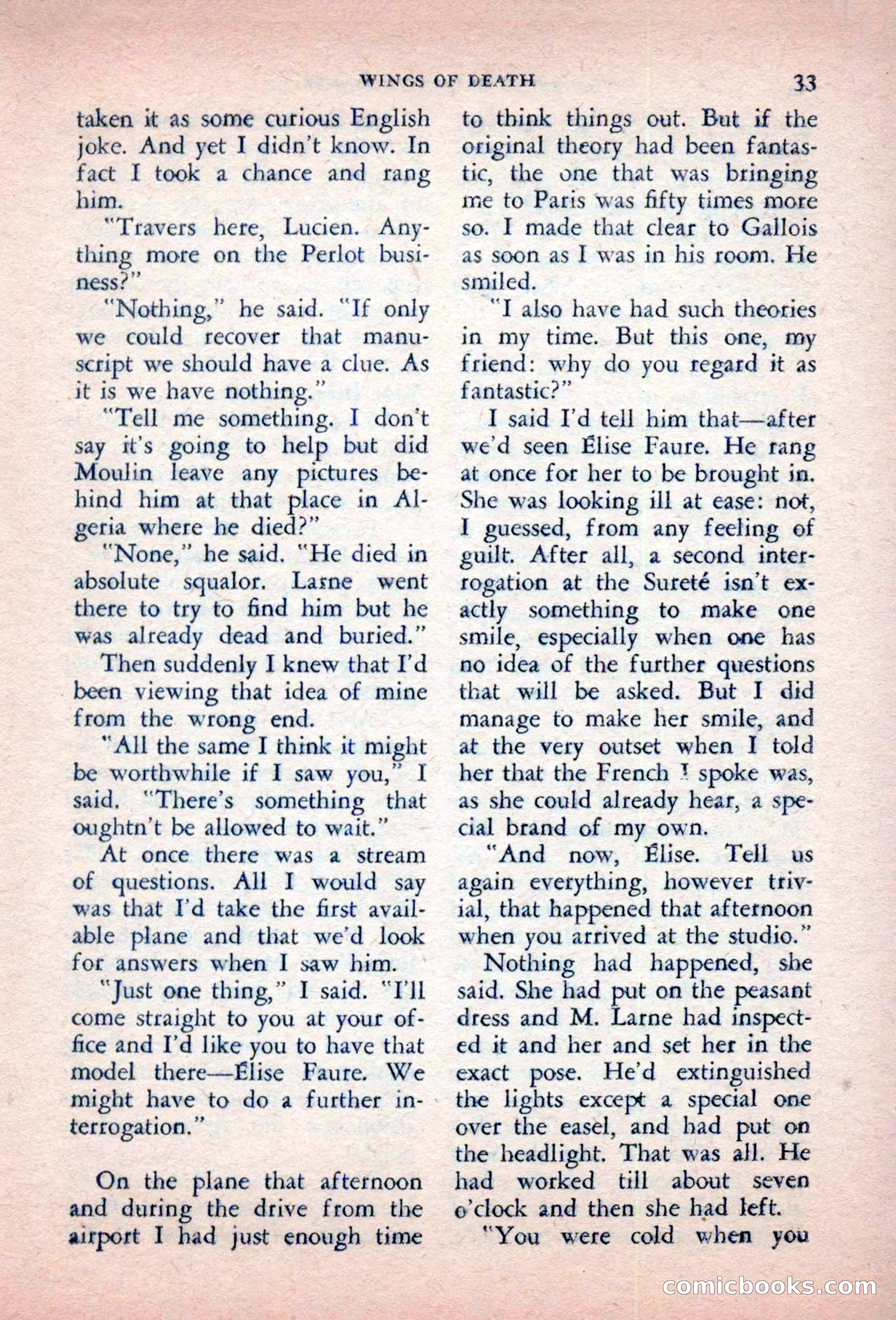 The Saint Detective Magazine, October 1956 — page 35 of 132