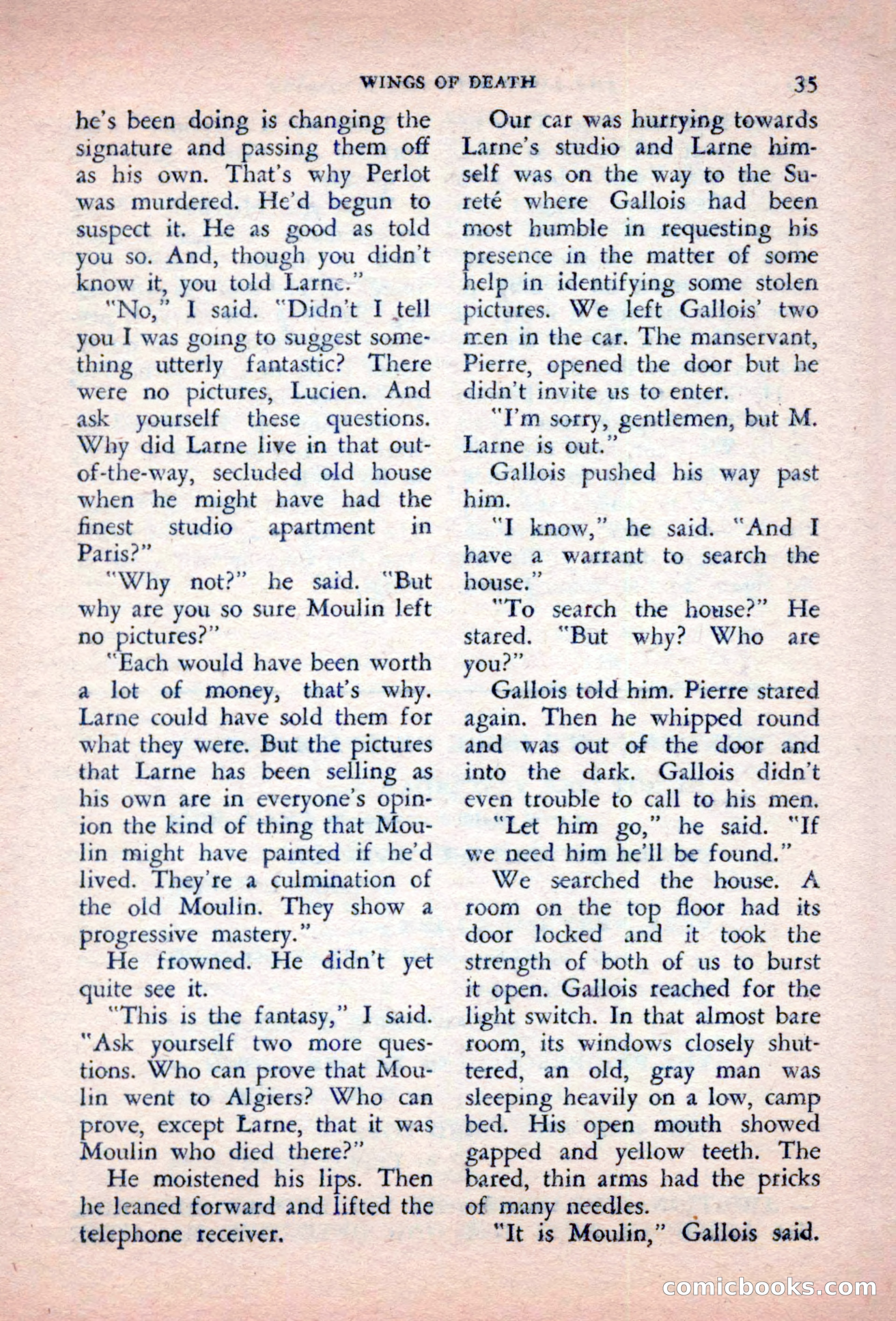 The Saint Detective Magazine, October 1956 — page 37 of 132