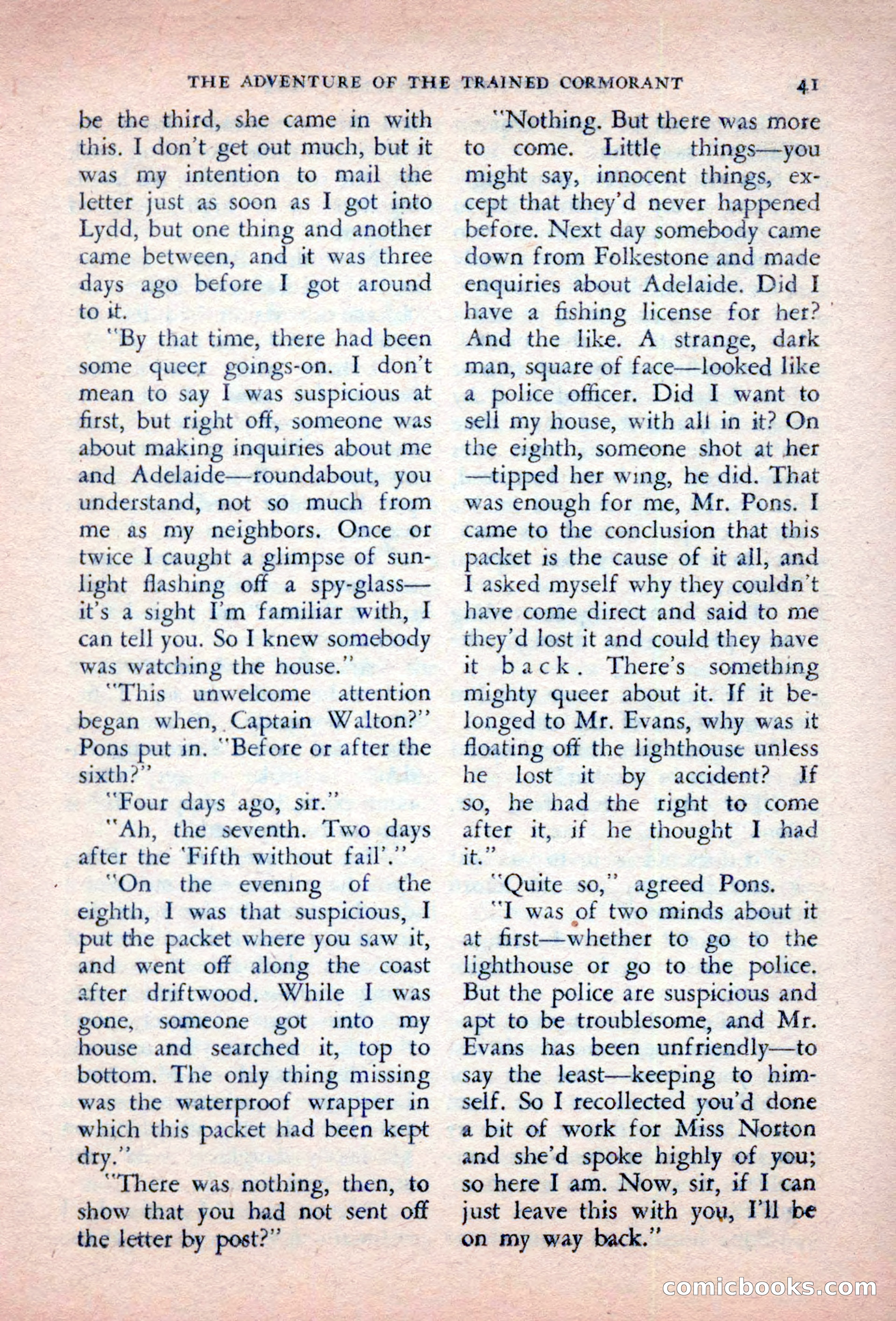 The Saint Detective Magazine, October 1956 — page 43 of 132