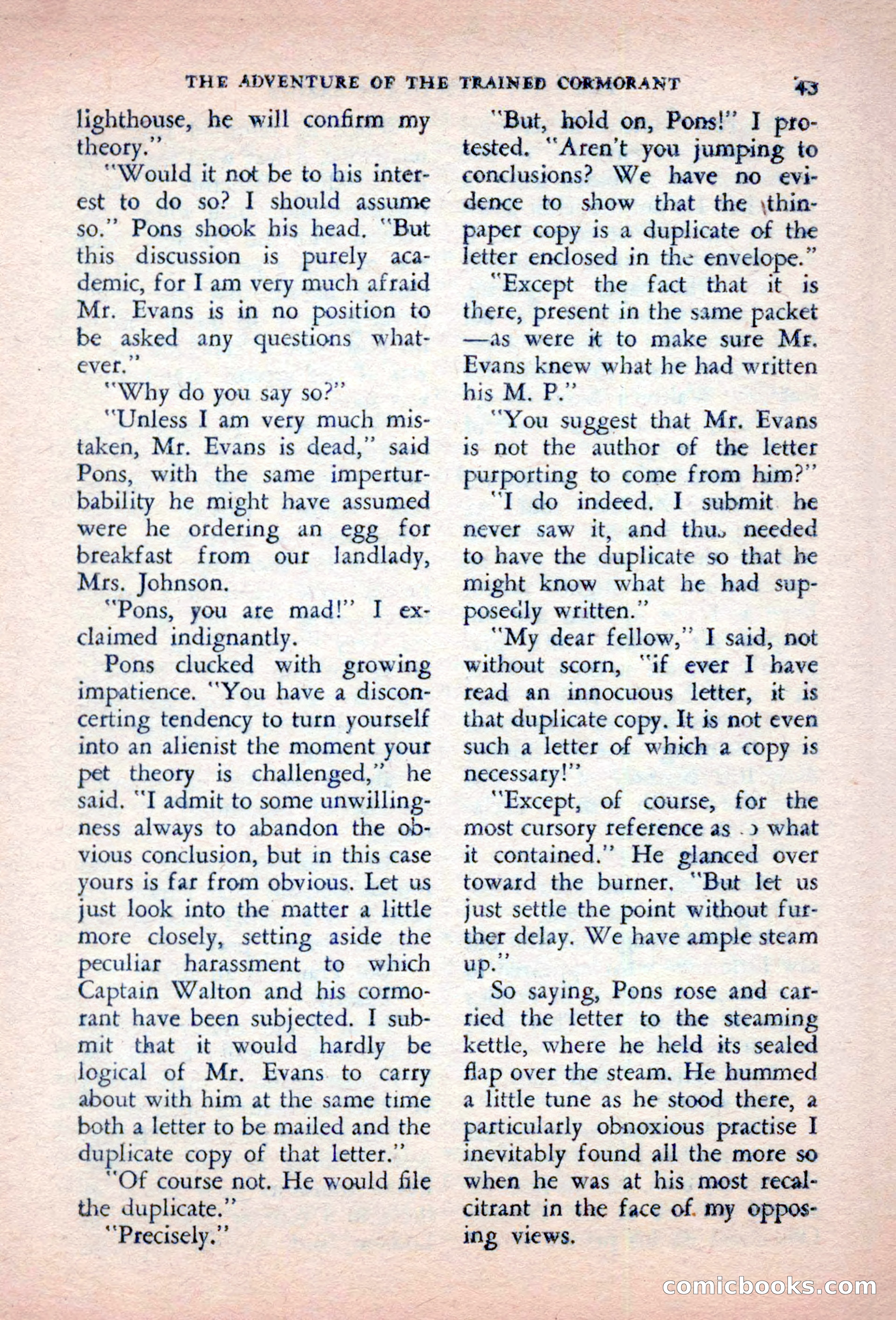 The Saint Detective Magazine, October 1956 — page 45 of 132