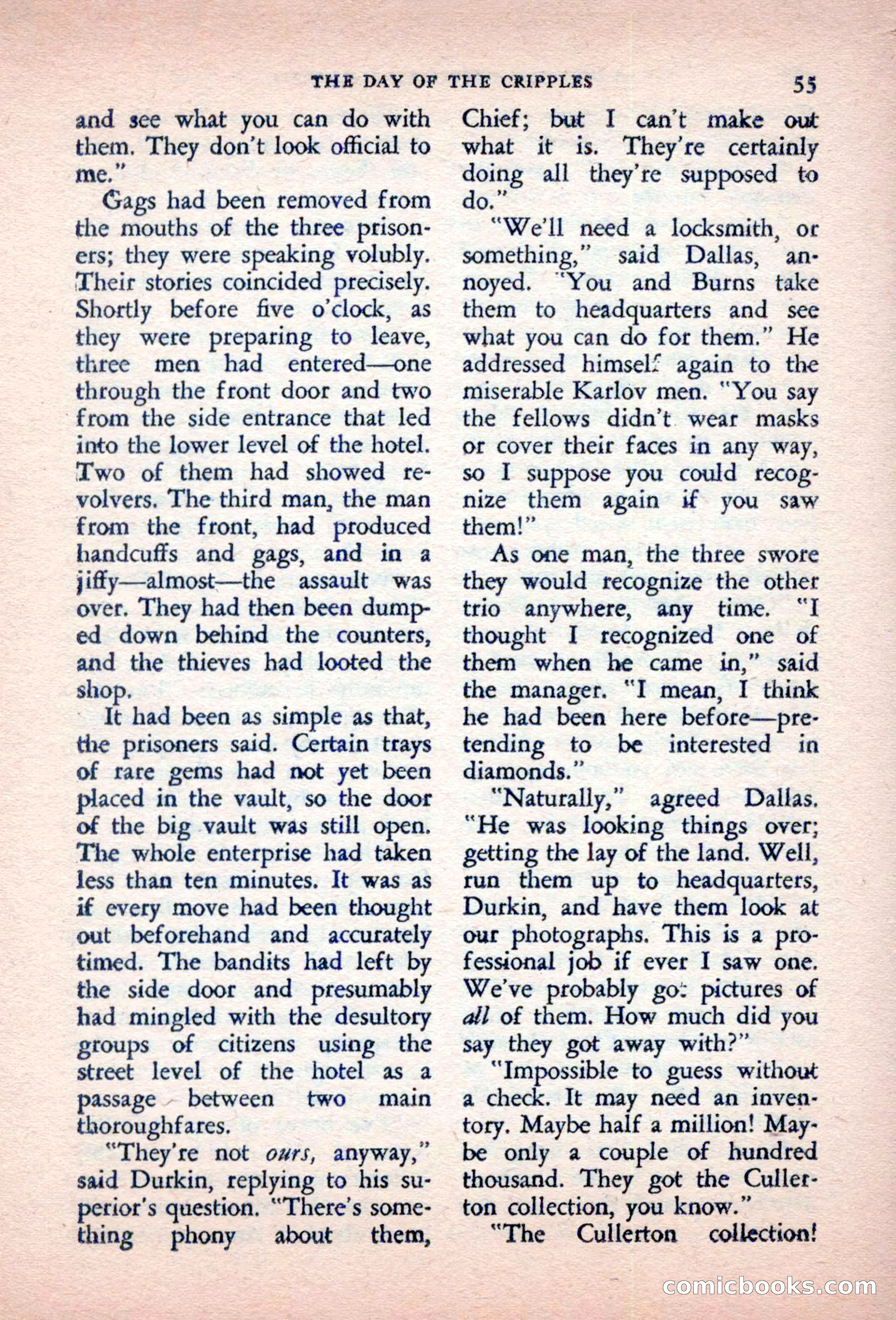 The Saint Detective Magazine, October 1956 — page 57 of 132