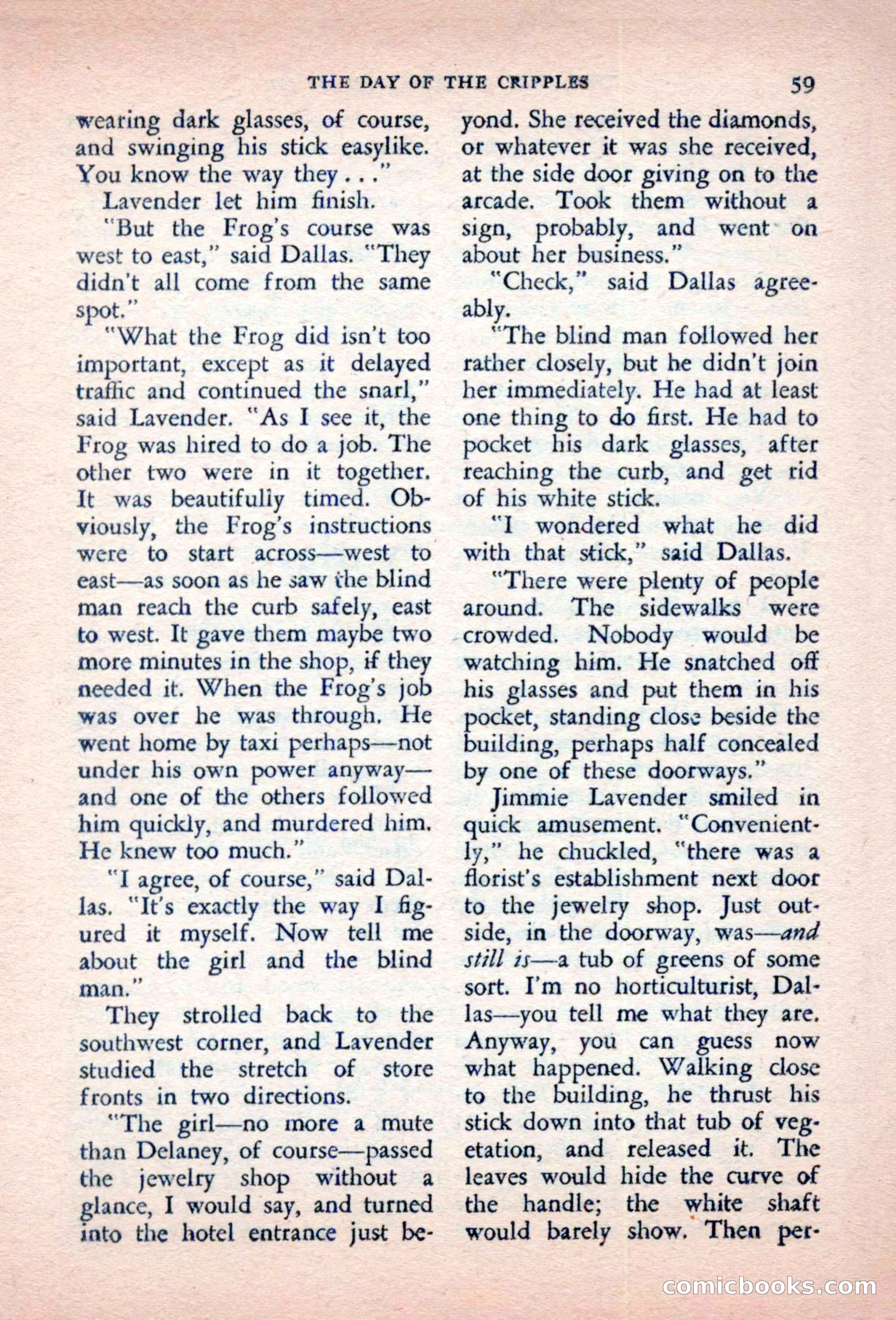 The Saint Detective Magazine, October 1956 — page 61 of 132