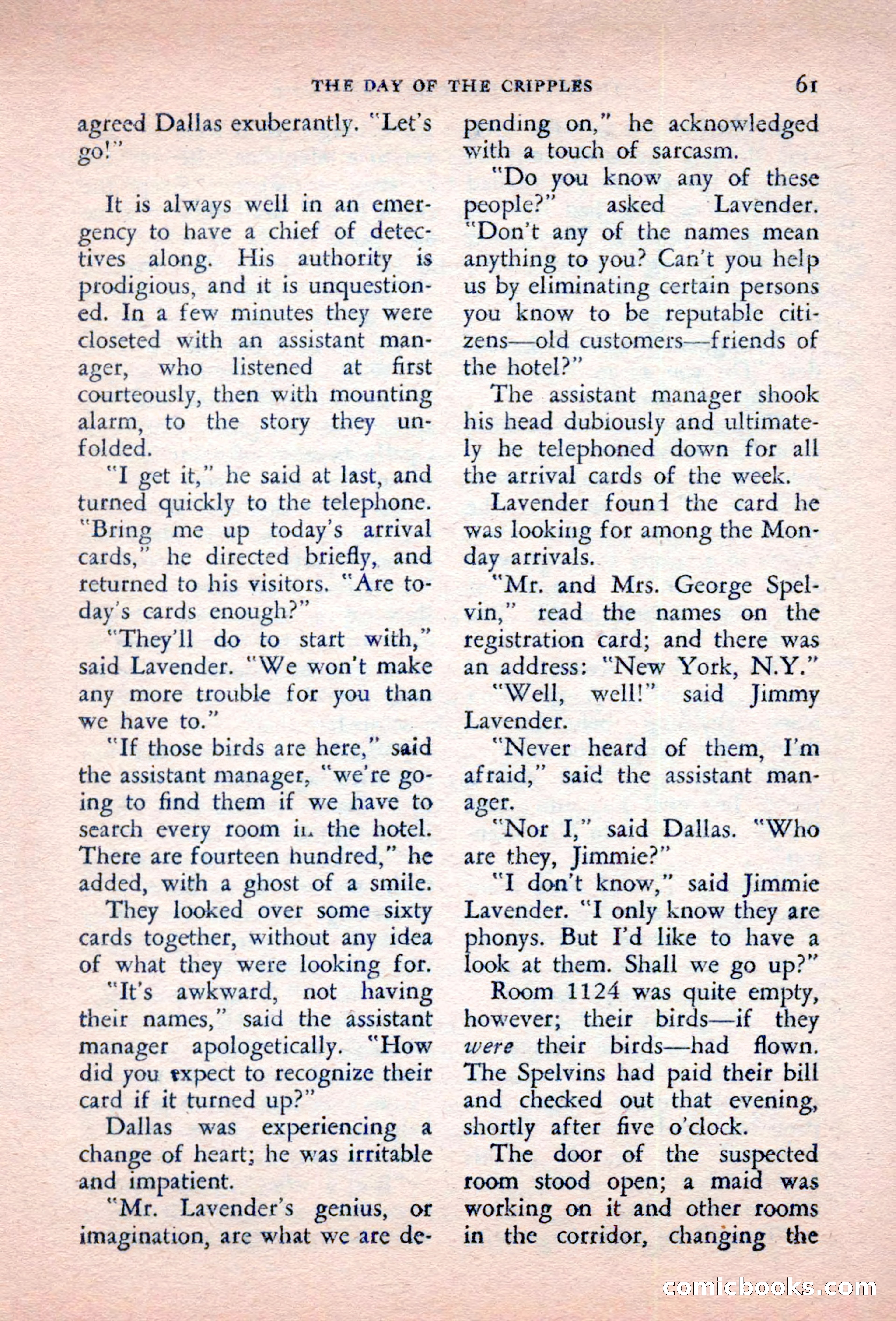 The Saint Detective Magazine, October 1956 — page 63 of 132