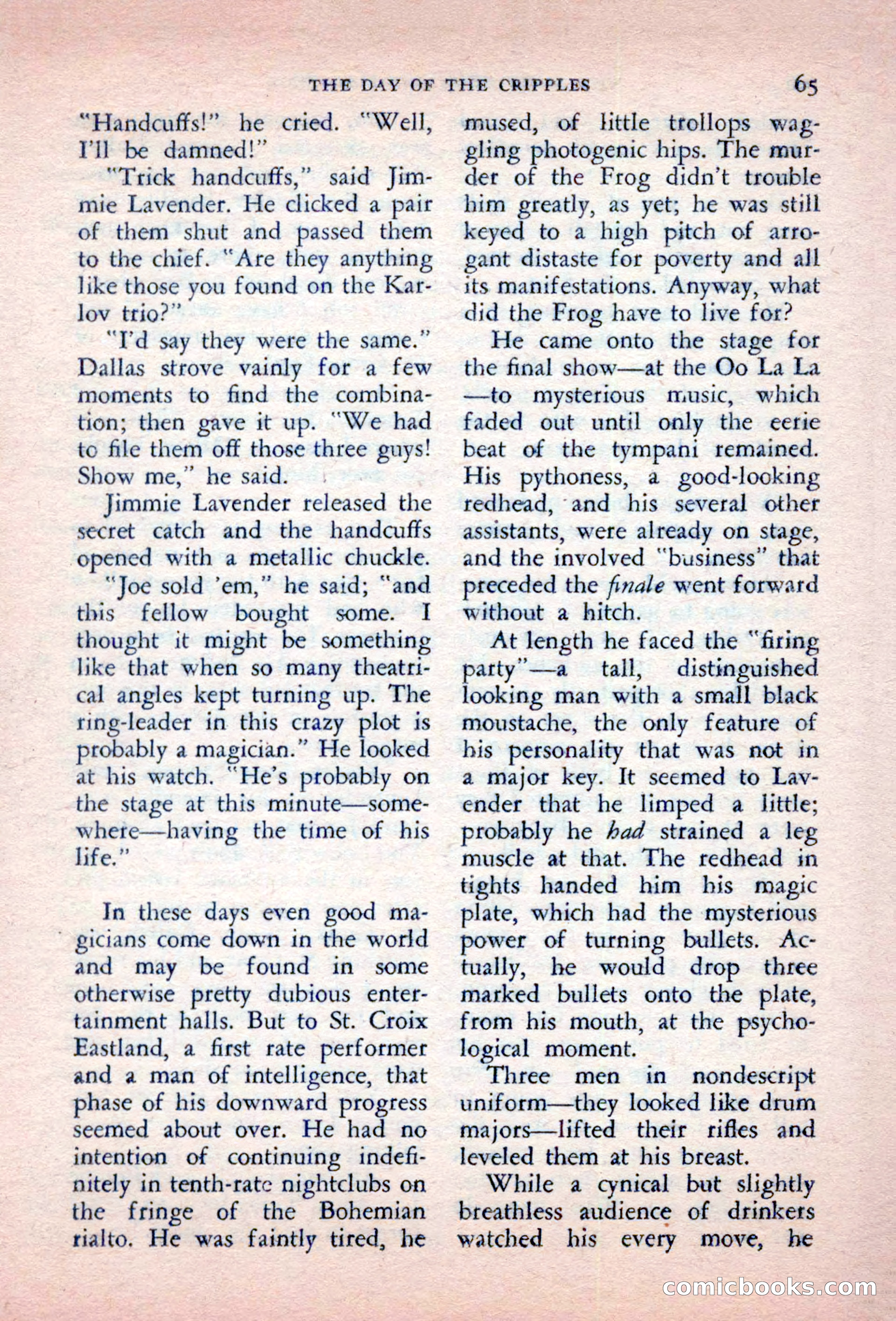 The Saint Detective Magazine, October 1956 — page 67 of 132