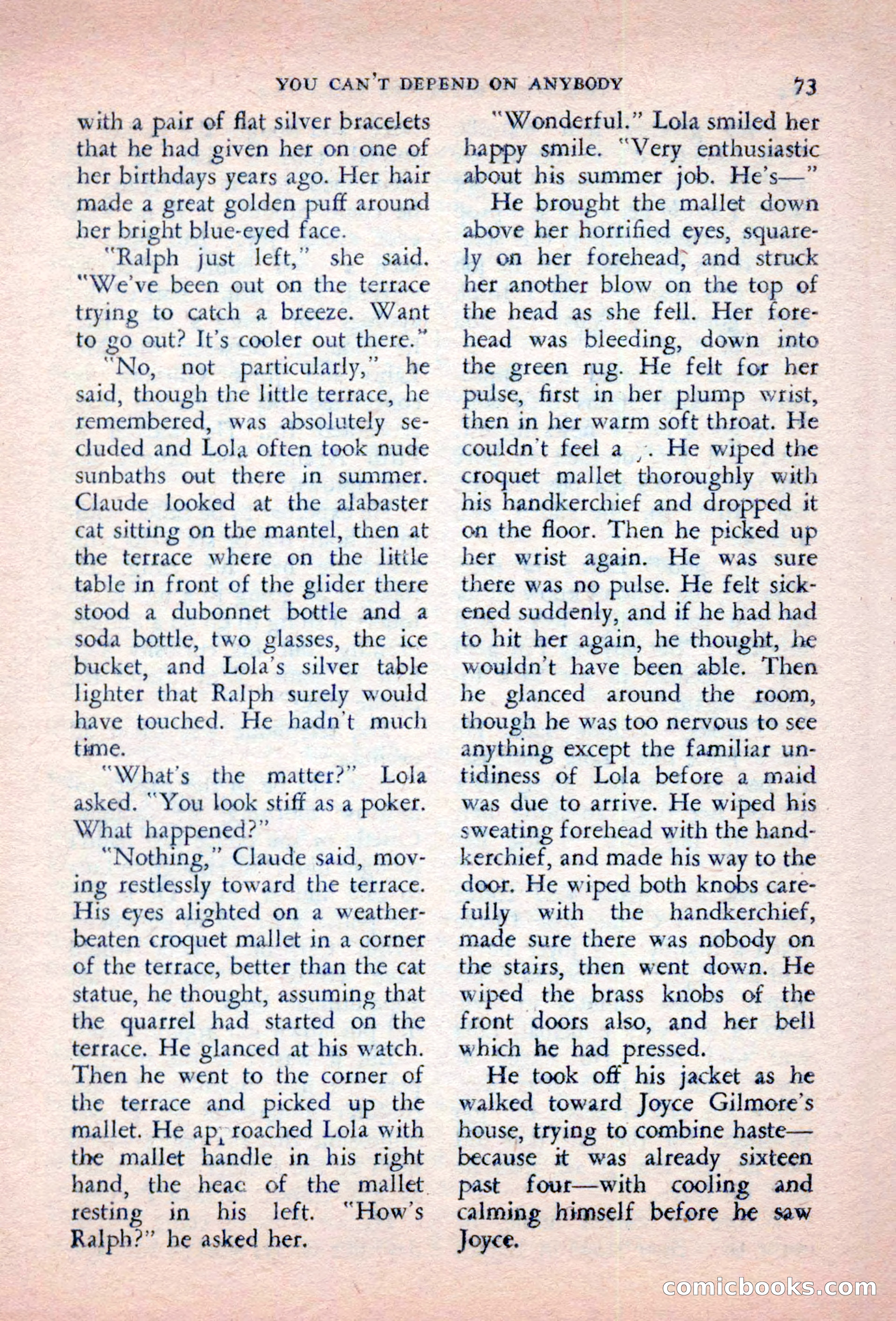 The Saint Detective Magazine, October 1956 — page 75 of 132