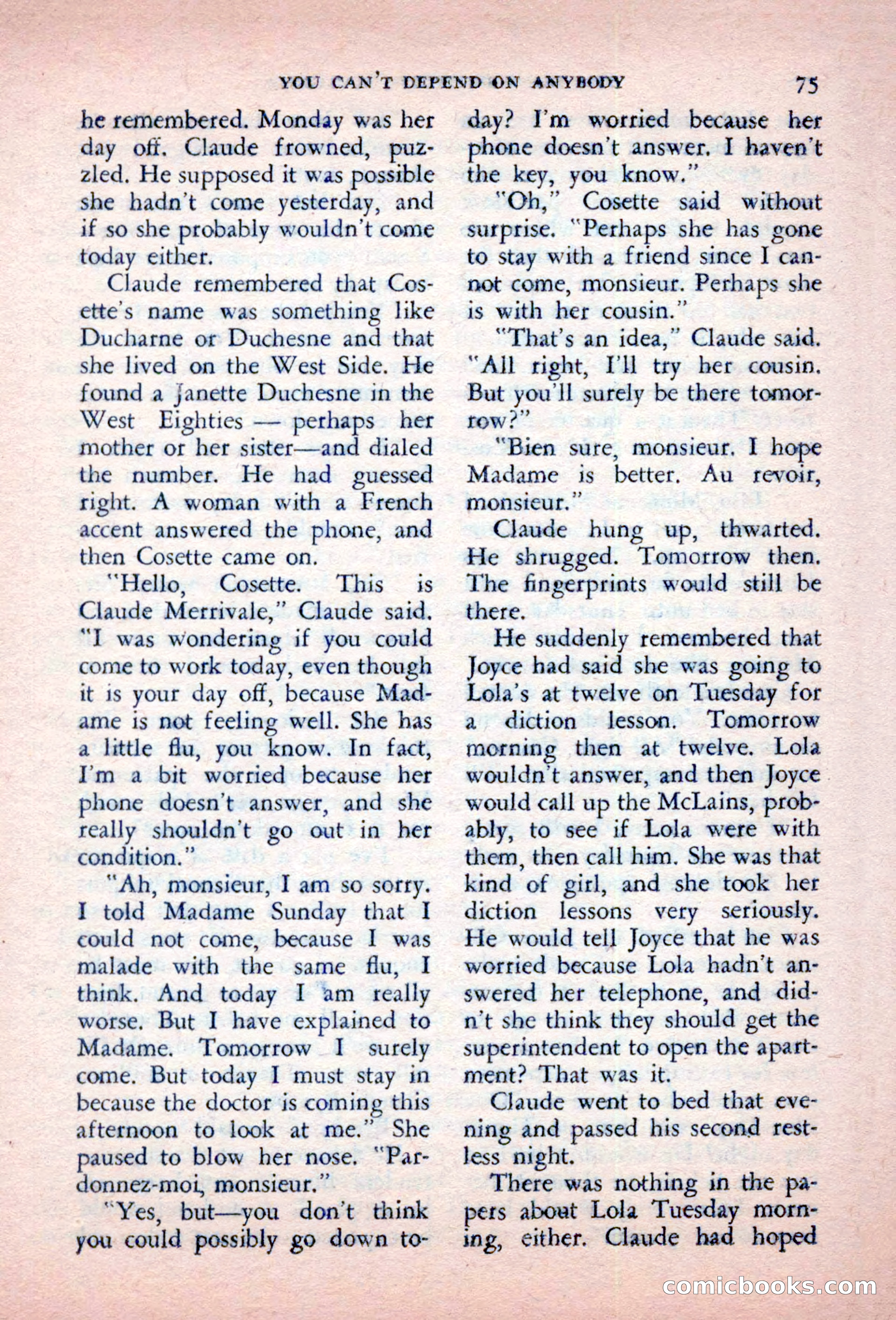 The Saint Detective Magazine, October 1956 — page 77 of 132