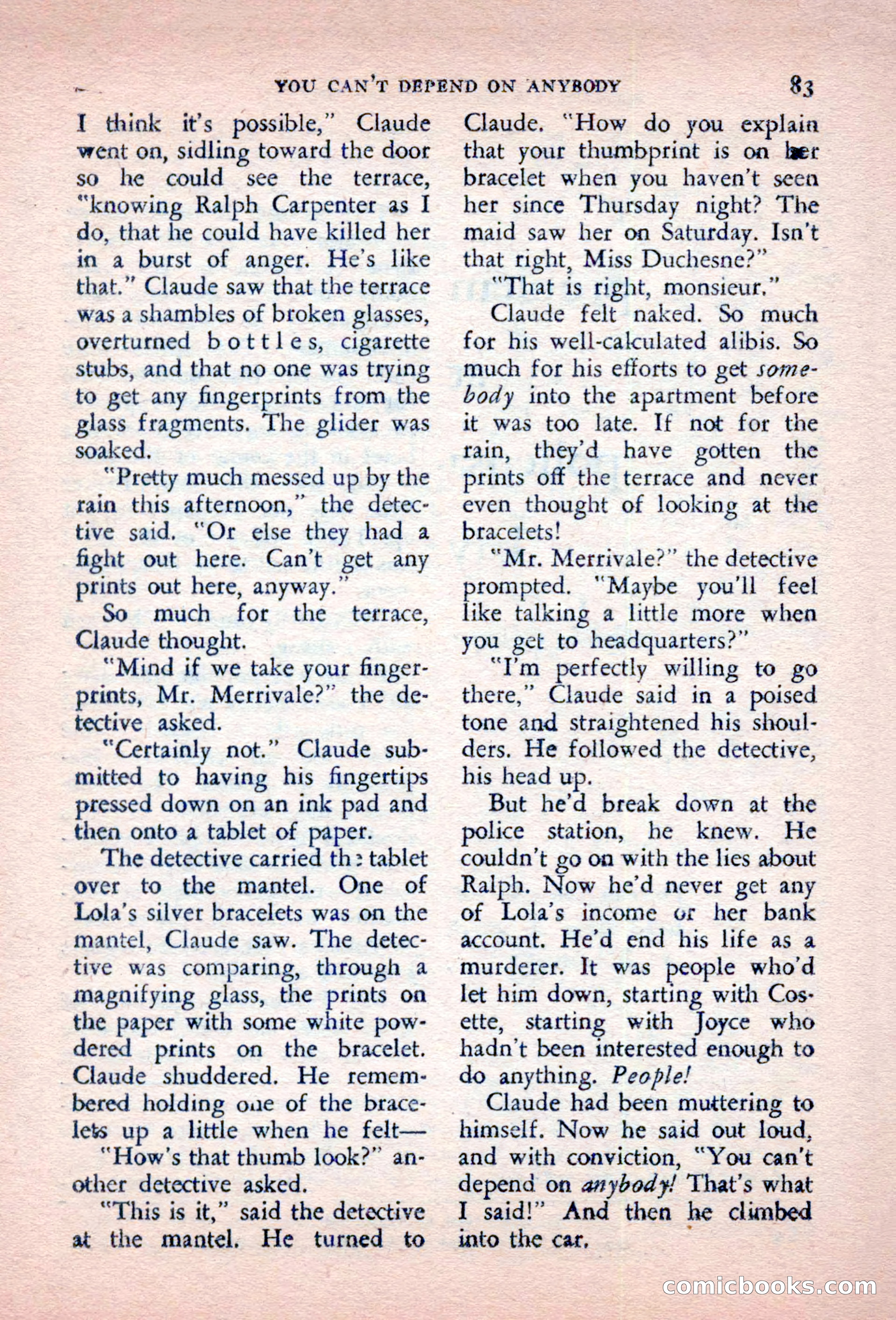 The Saint Detective Magazine, October 1956 — page 85 of 132