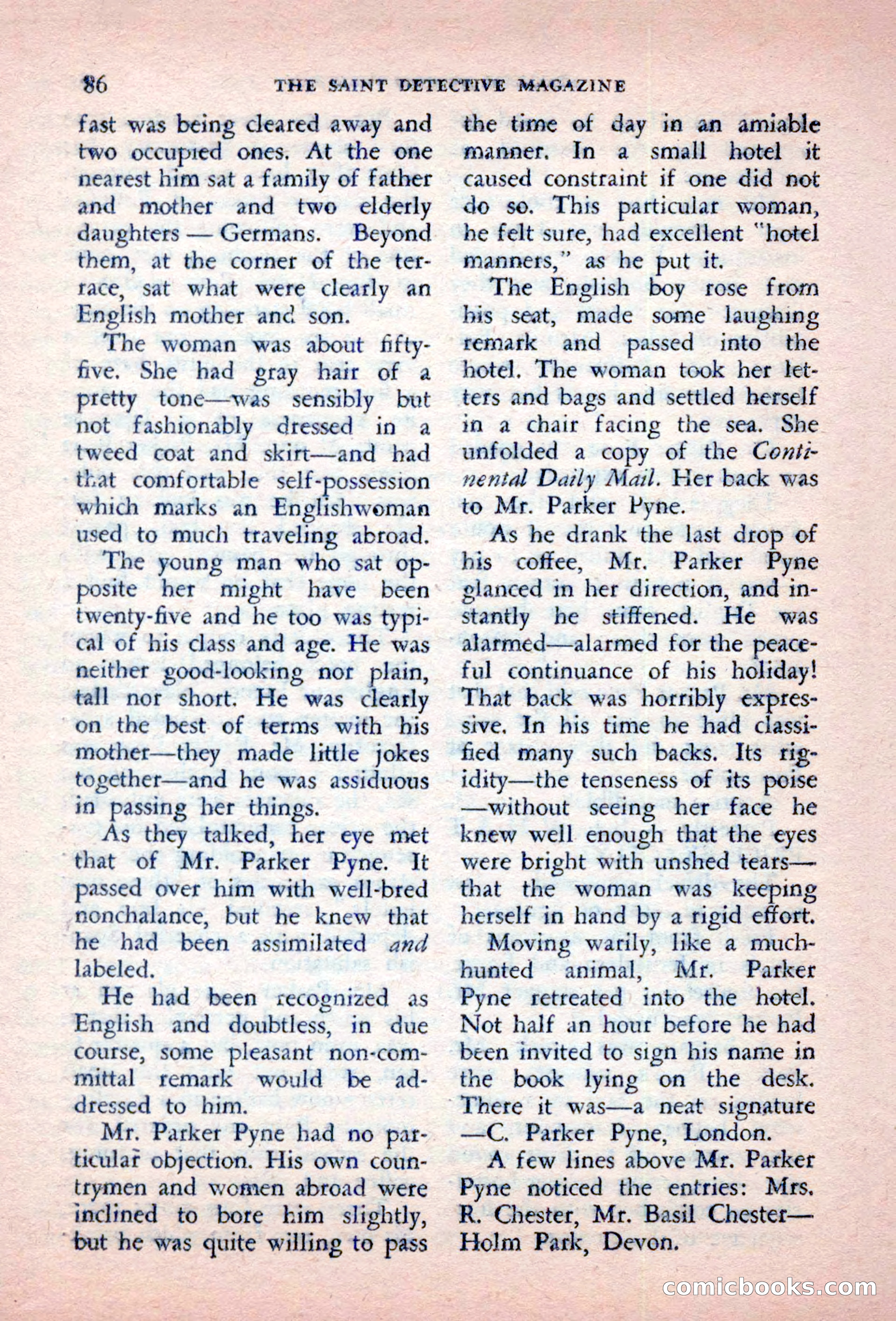 The Saint Detective Magazine, October 1956 — page 88 of 132