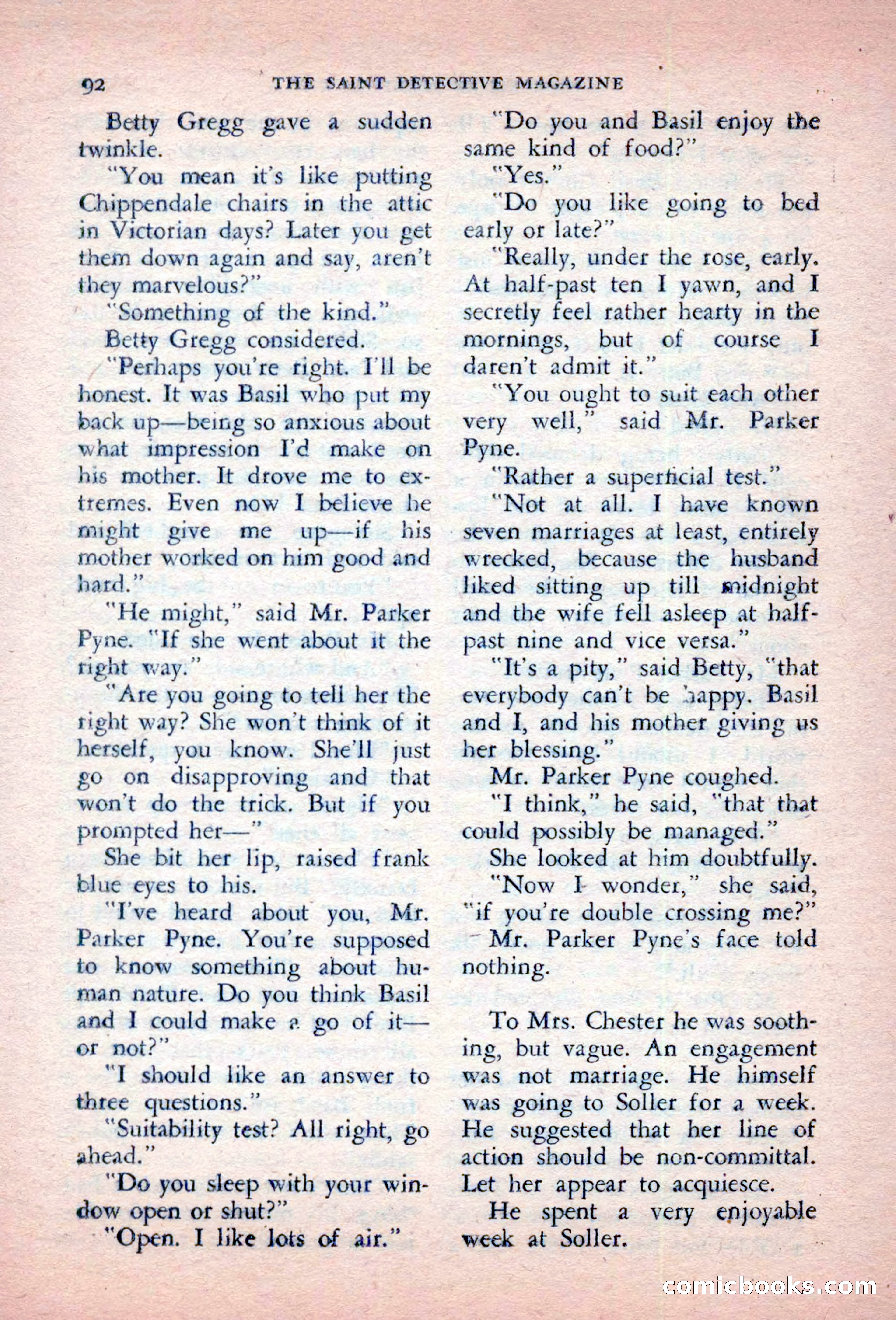 The Saint Detective Magazine, October 1956 — page 94 of 132