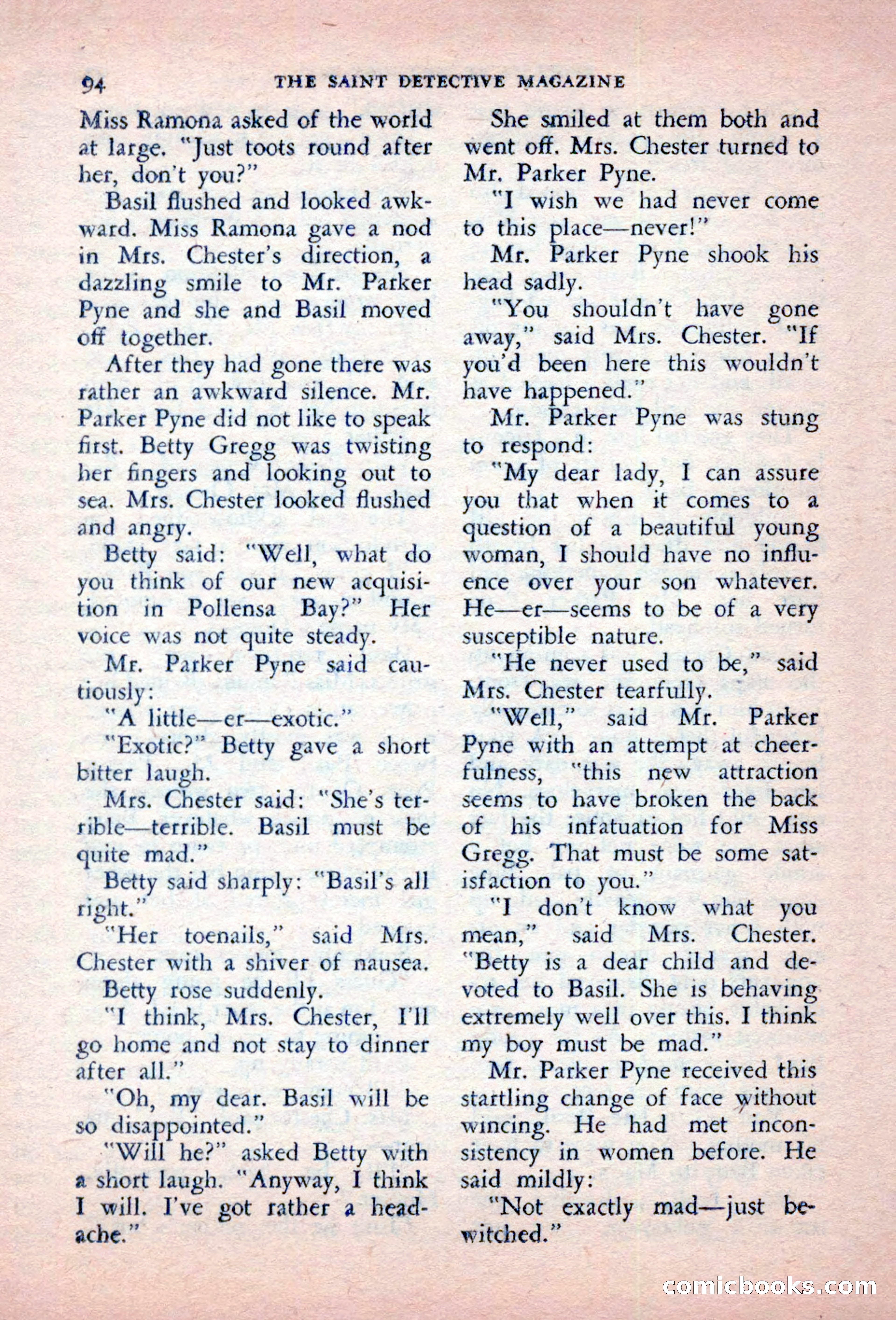 The Saint Detective Magazine, October 1956 — page 96 of 132