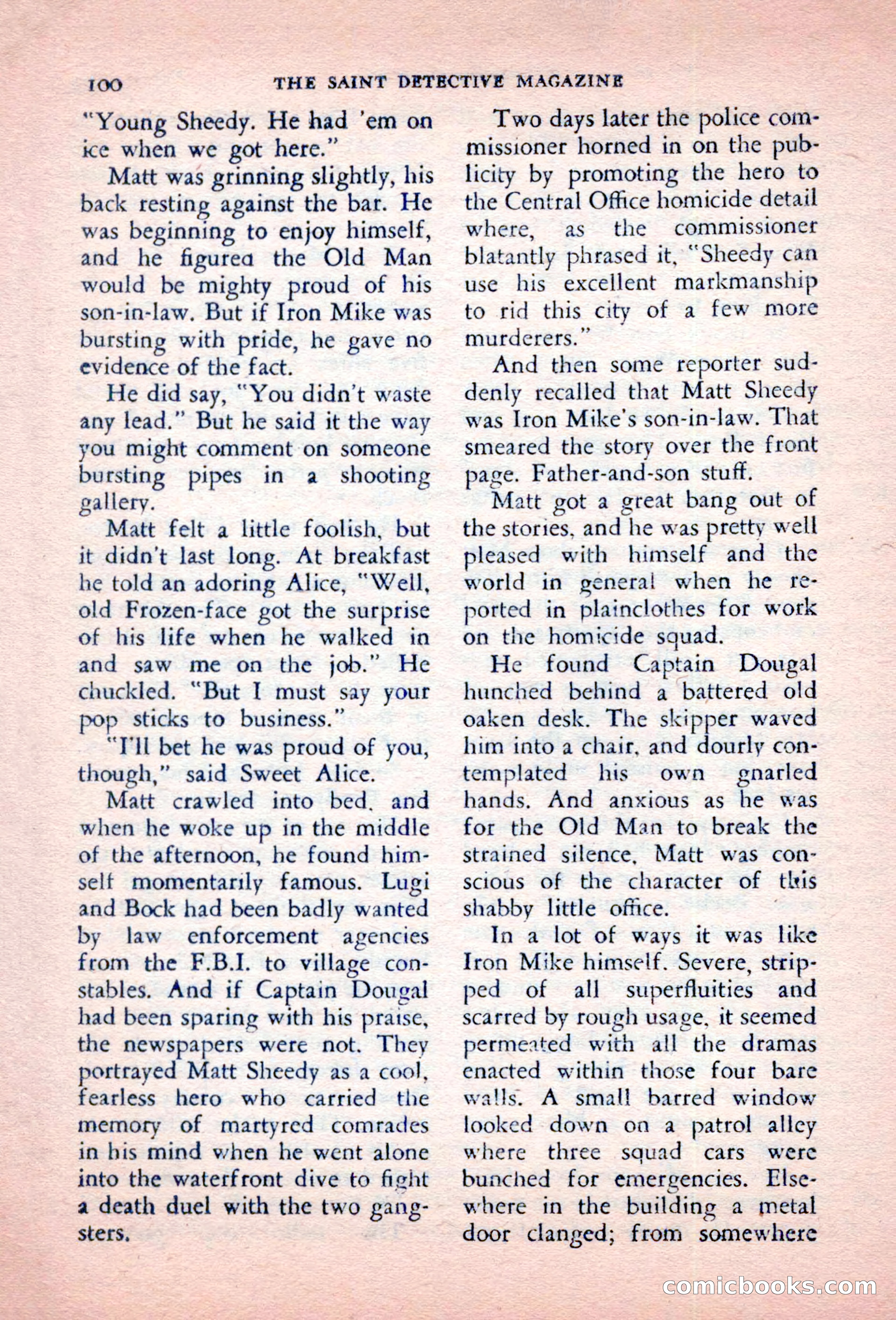 The Saint Detective Magazine, October 1956 — page 102 of 132