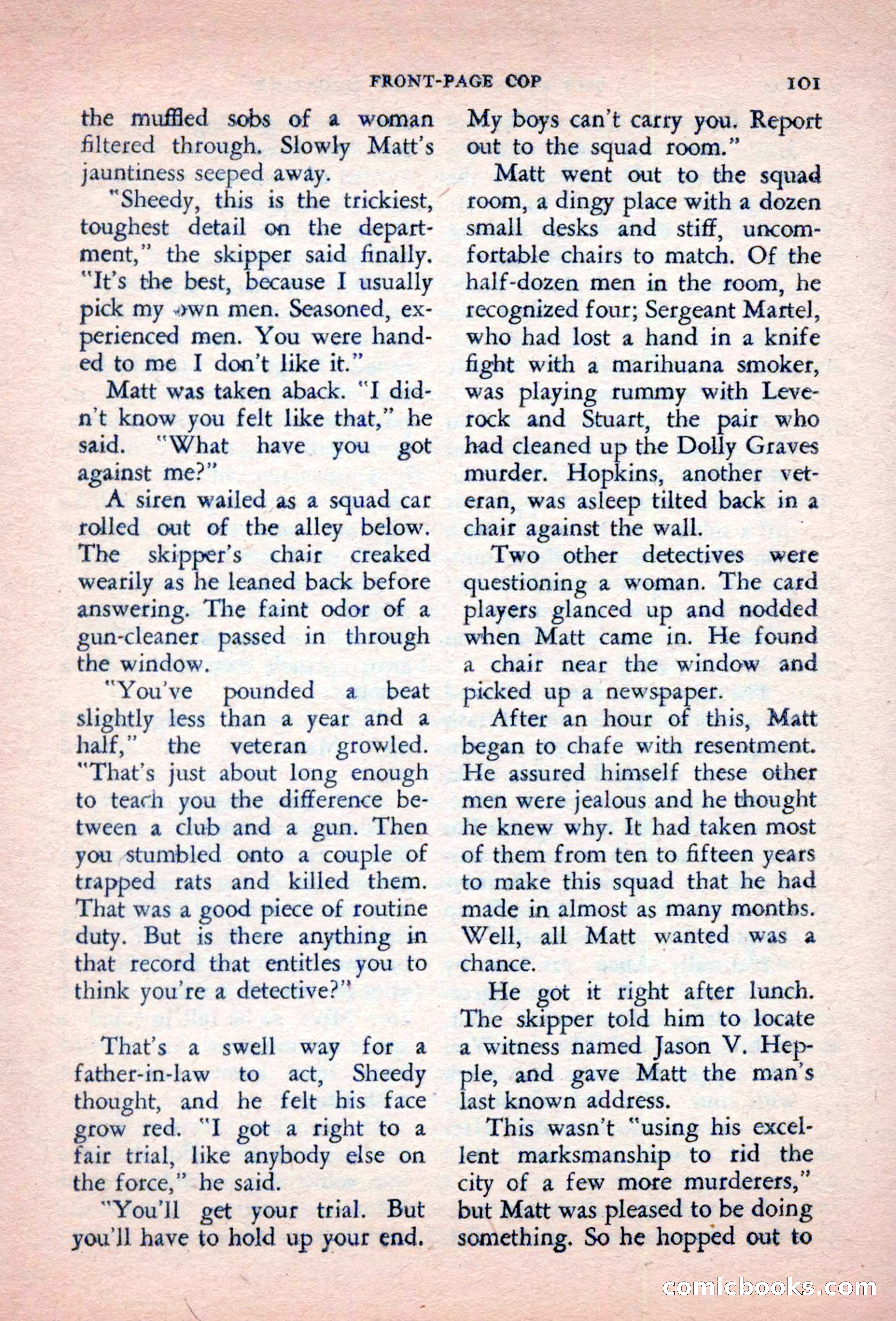 The Saint Detective Magazine, October 1956 — page 103 of 132