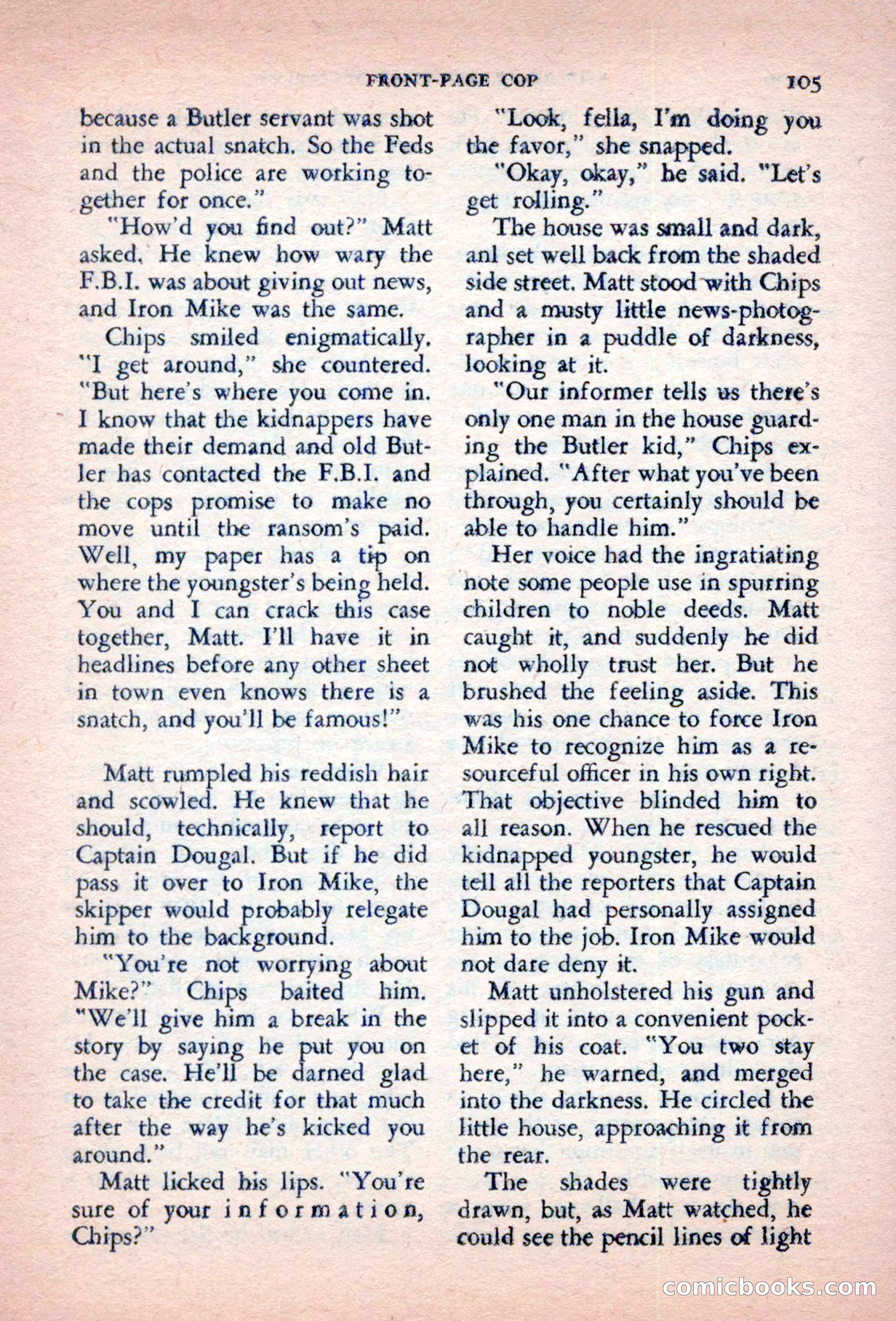 The Saint Detective Magazine, October 1956 — page 107 of 132