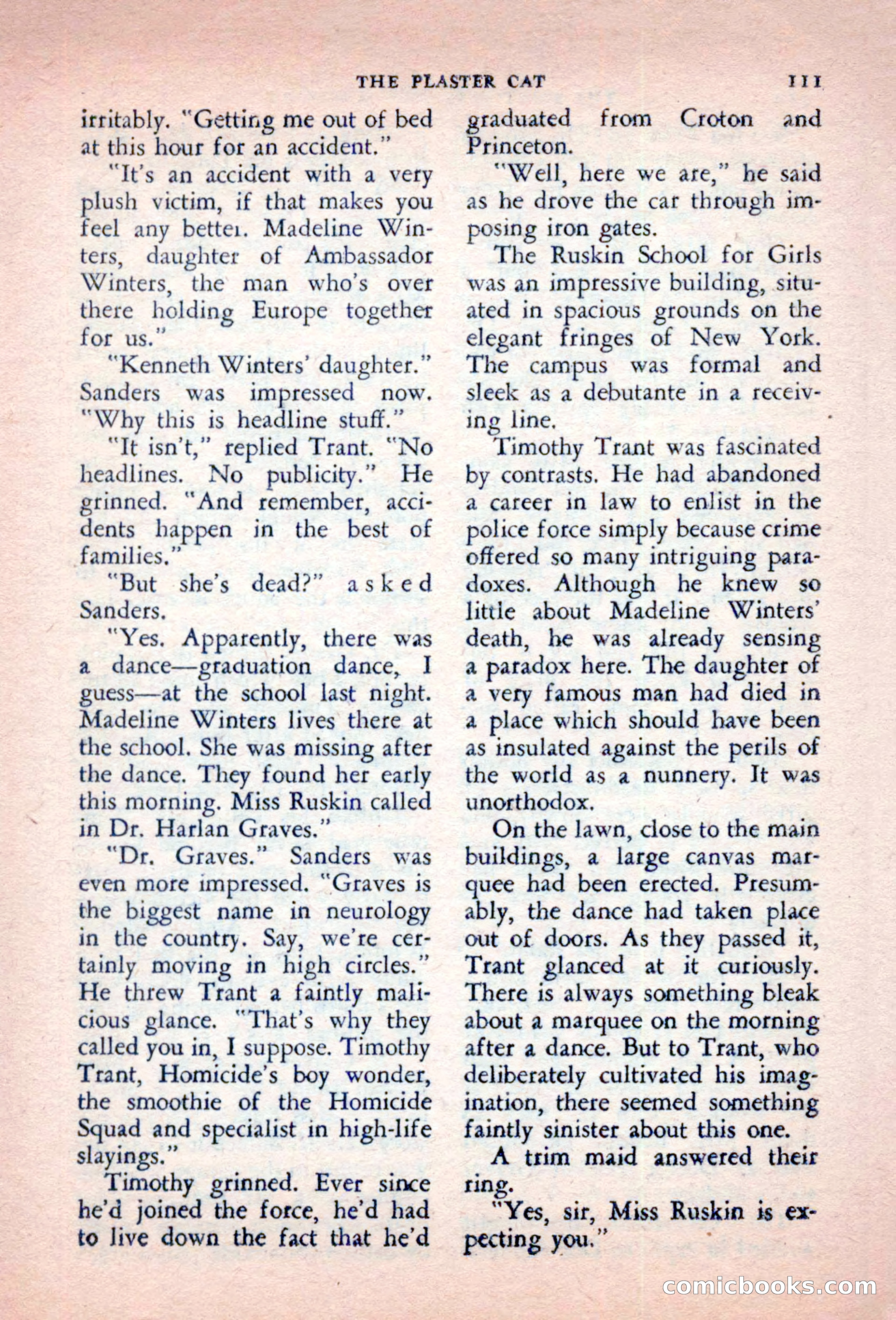The Saint Detective Magazine, October 1956 — page 113 of 132