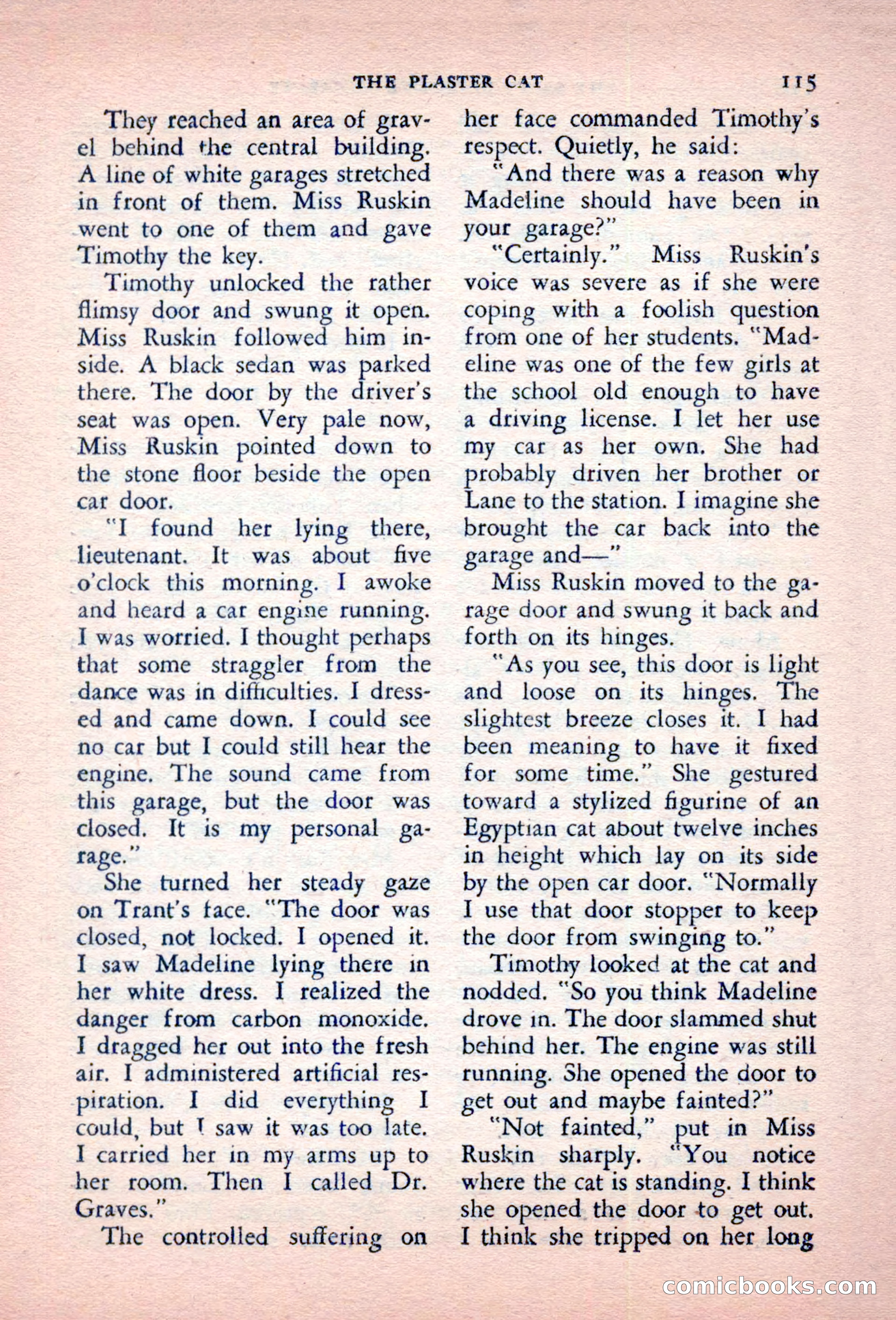 The Saint Detective Magazine, October 1956 — page 117 of 132