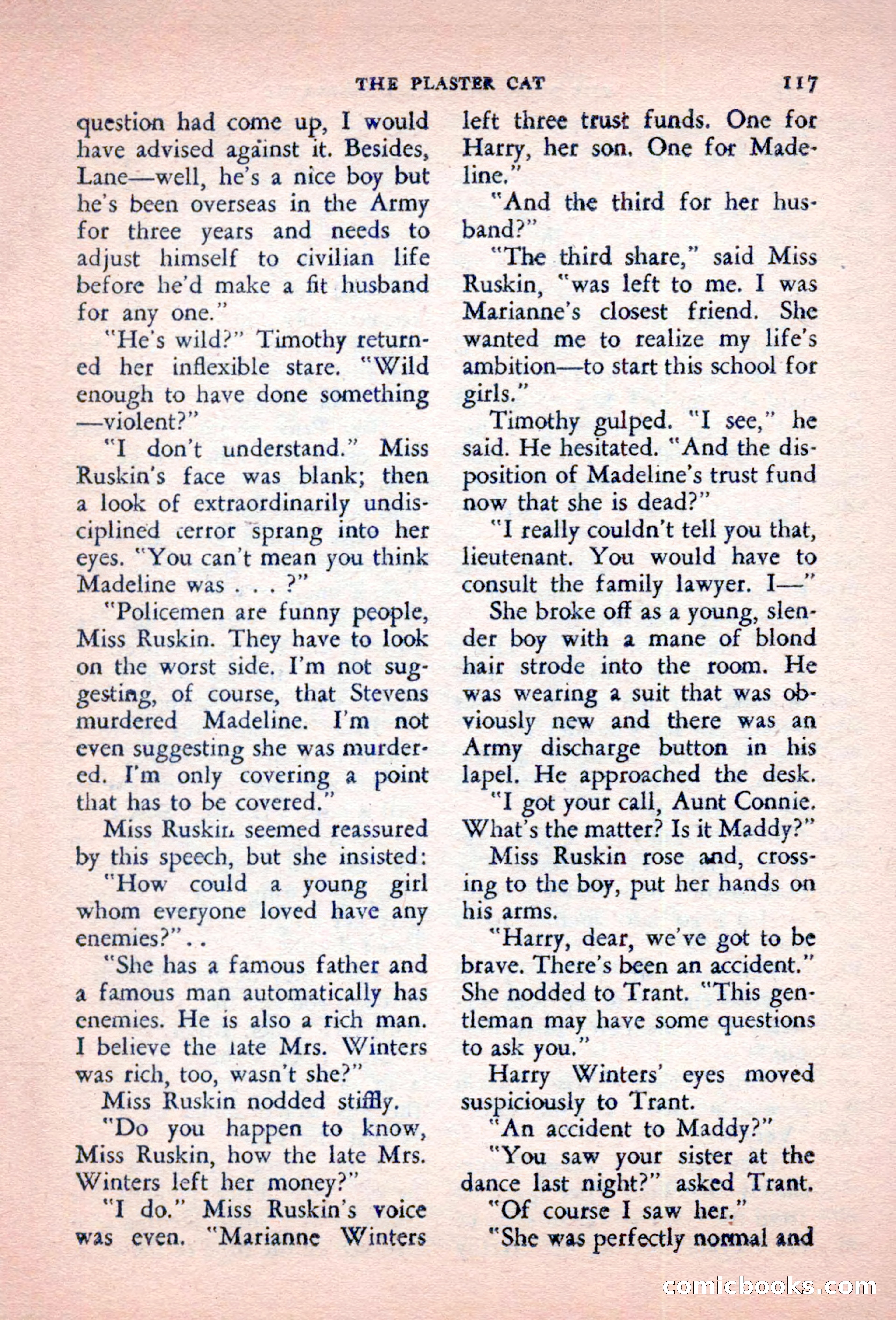 The Saint Detective Magazine, October 1956 — page 119 of 132