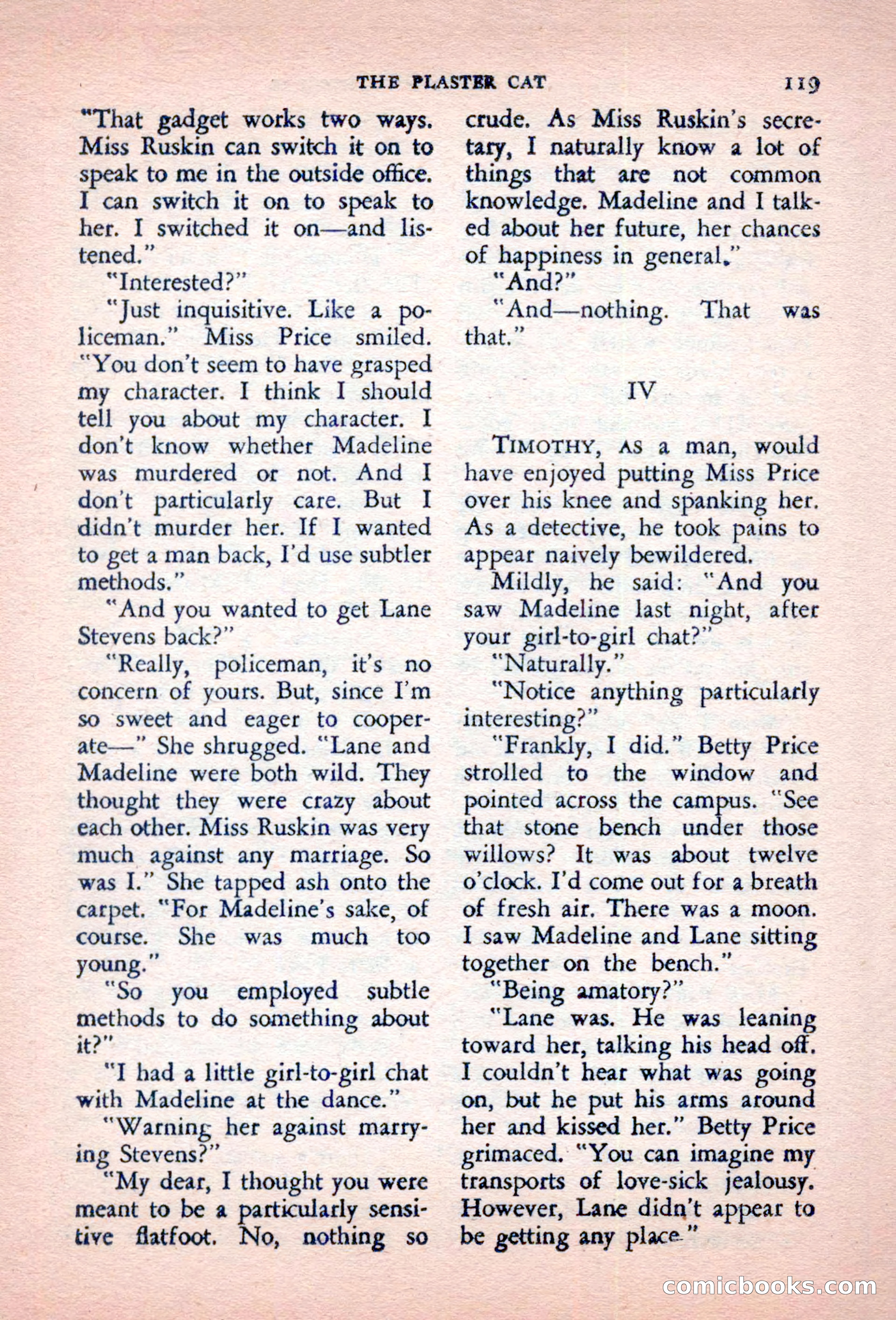 The Saint Detective Magazine, October 1956 — page 121 of 132