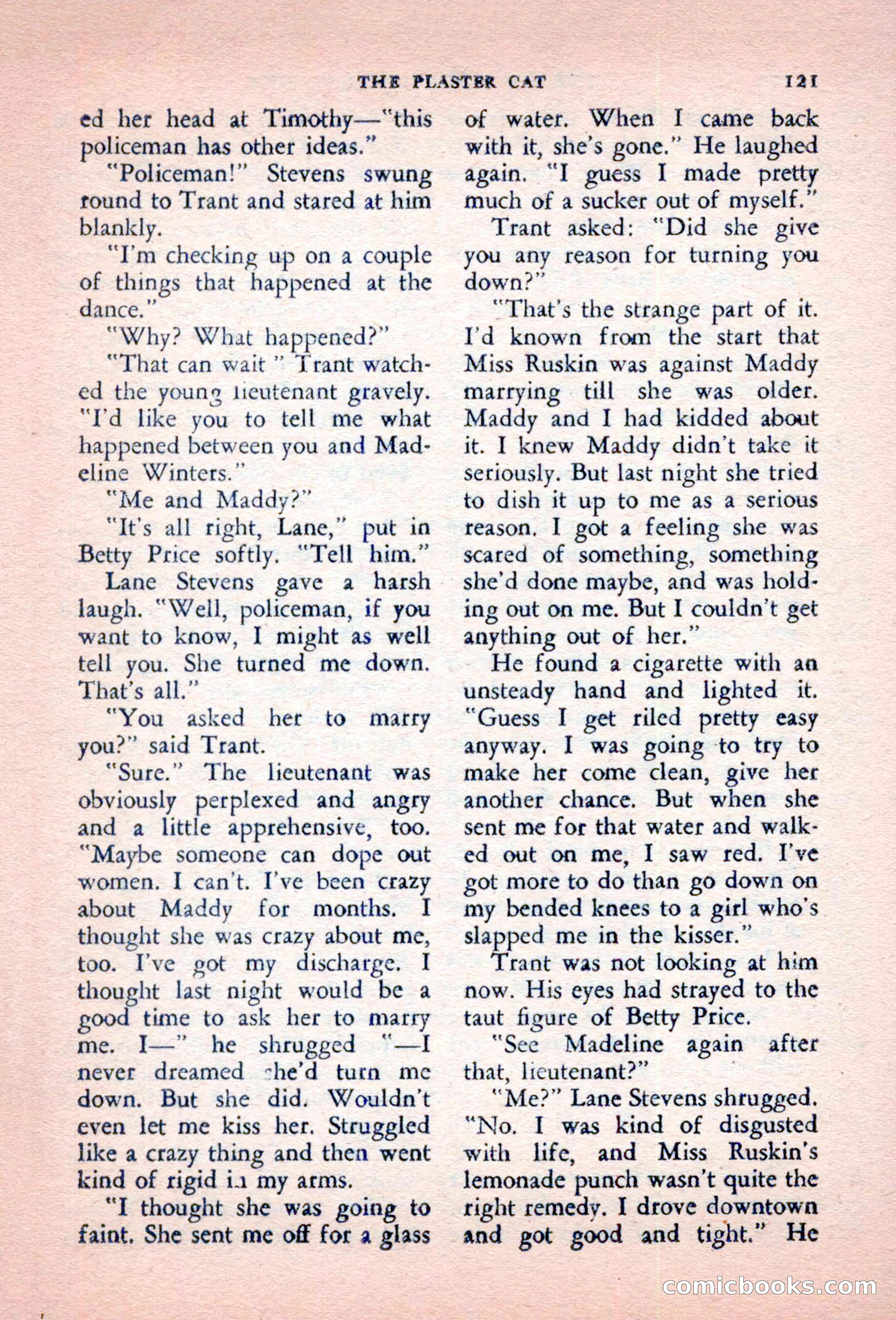 The Saint Detective Magazine, October 1956 — page 123 of 132