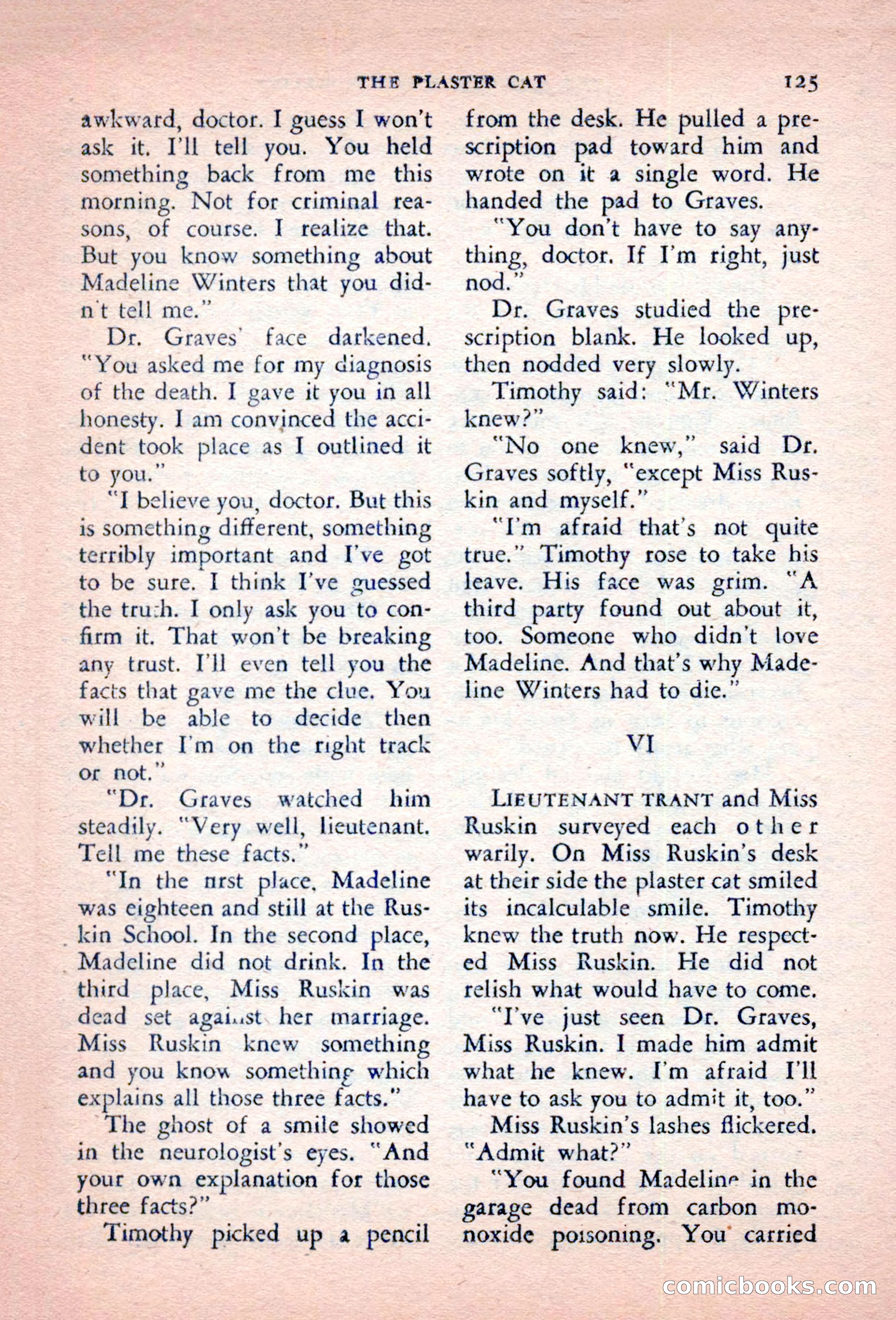 The Saint Detective Magazine, October 1956 — page 127 of 132