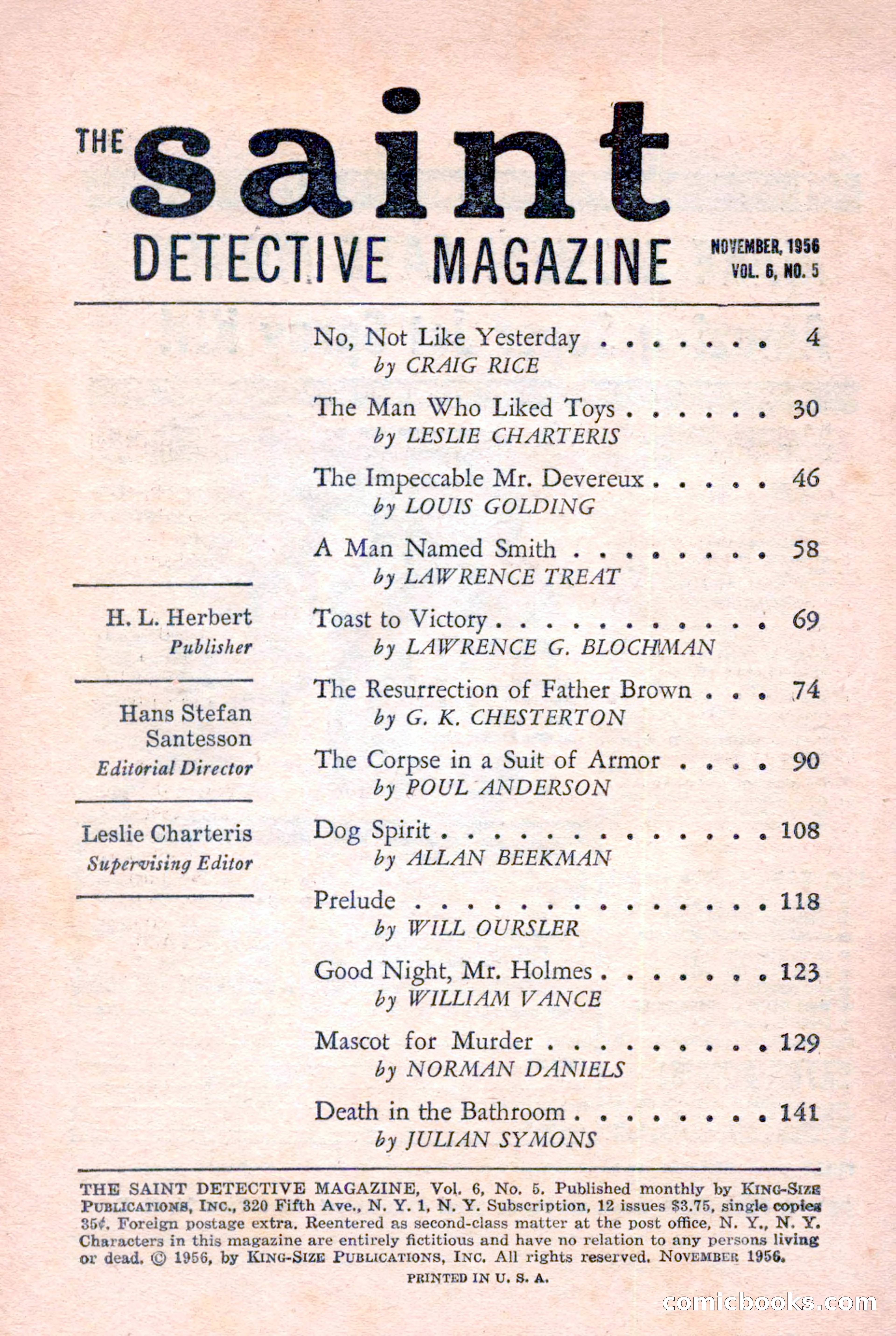 The Saint Detective Magazine — page 4 of 148
