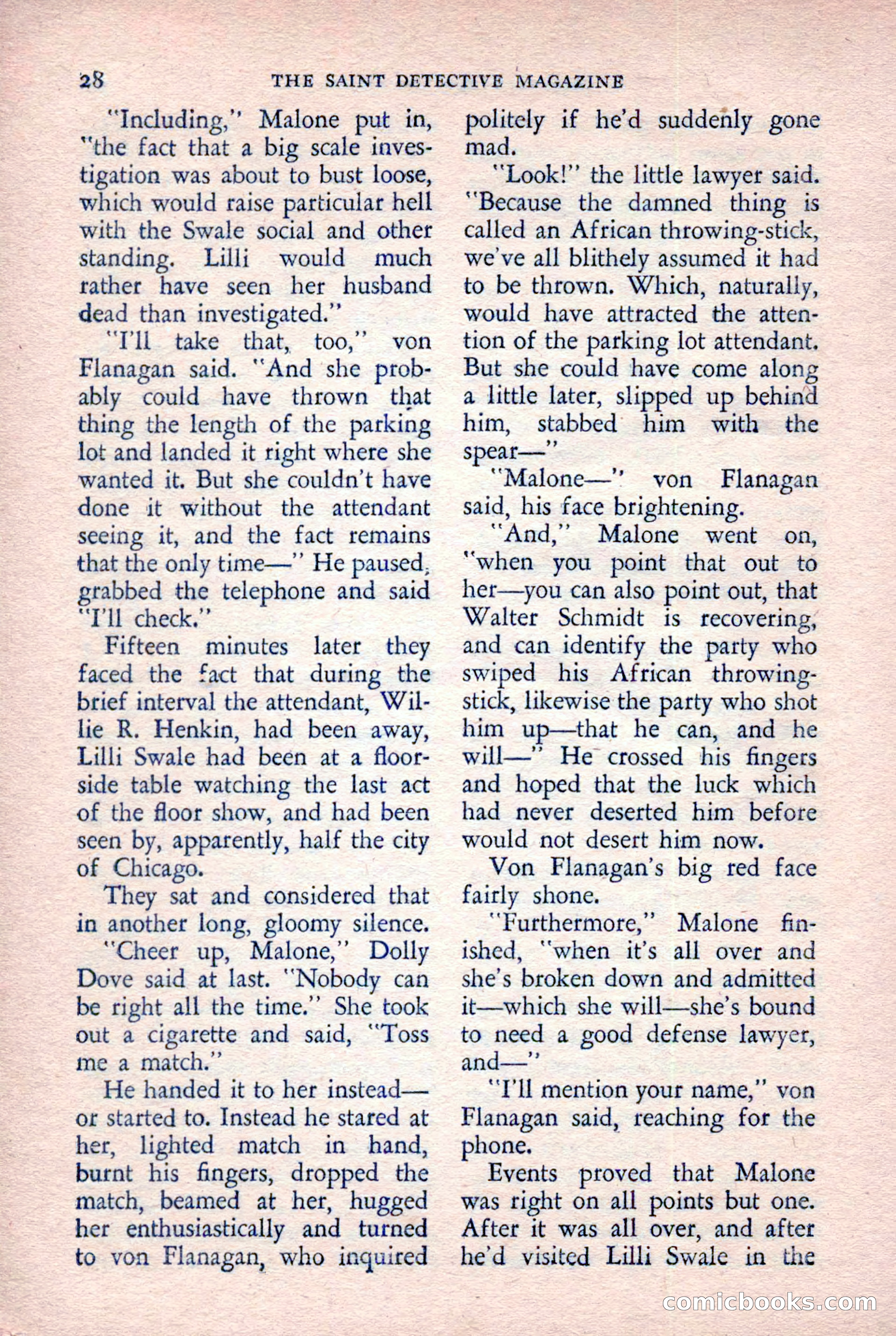 The Saint Detective Magazine — page 30 of 148