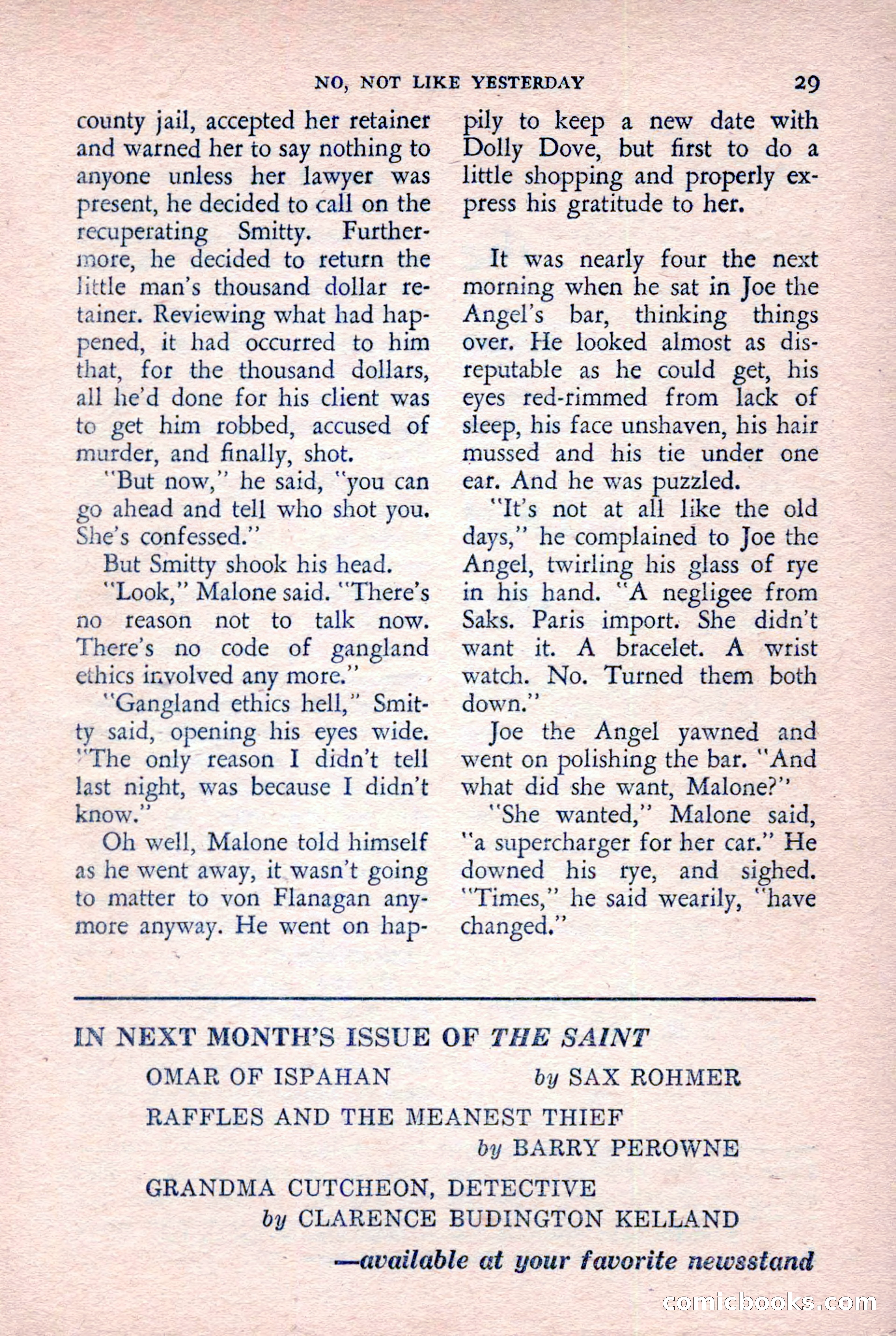 The Saint Detective Magazine — page 31 of 148