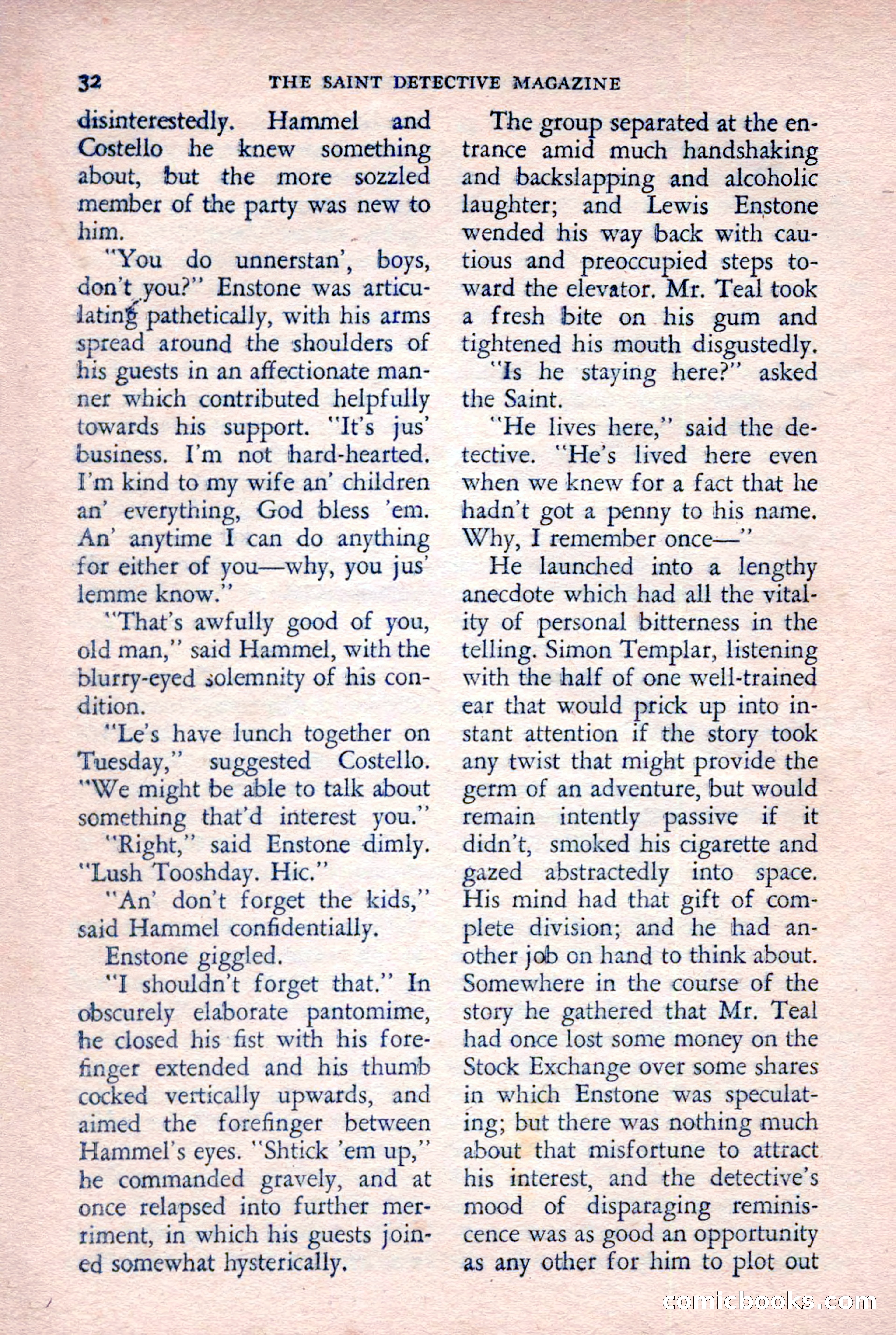 The Saint Detective Magazine — page 34 of 148