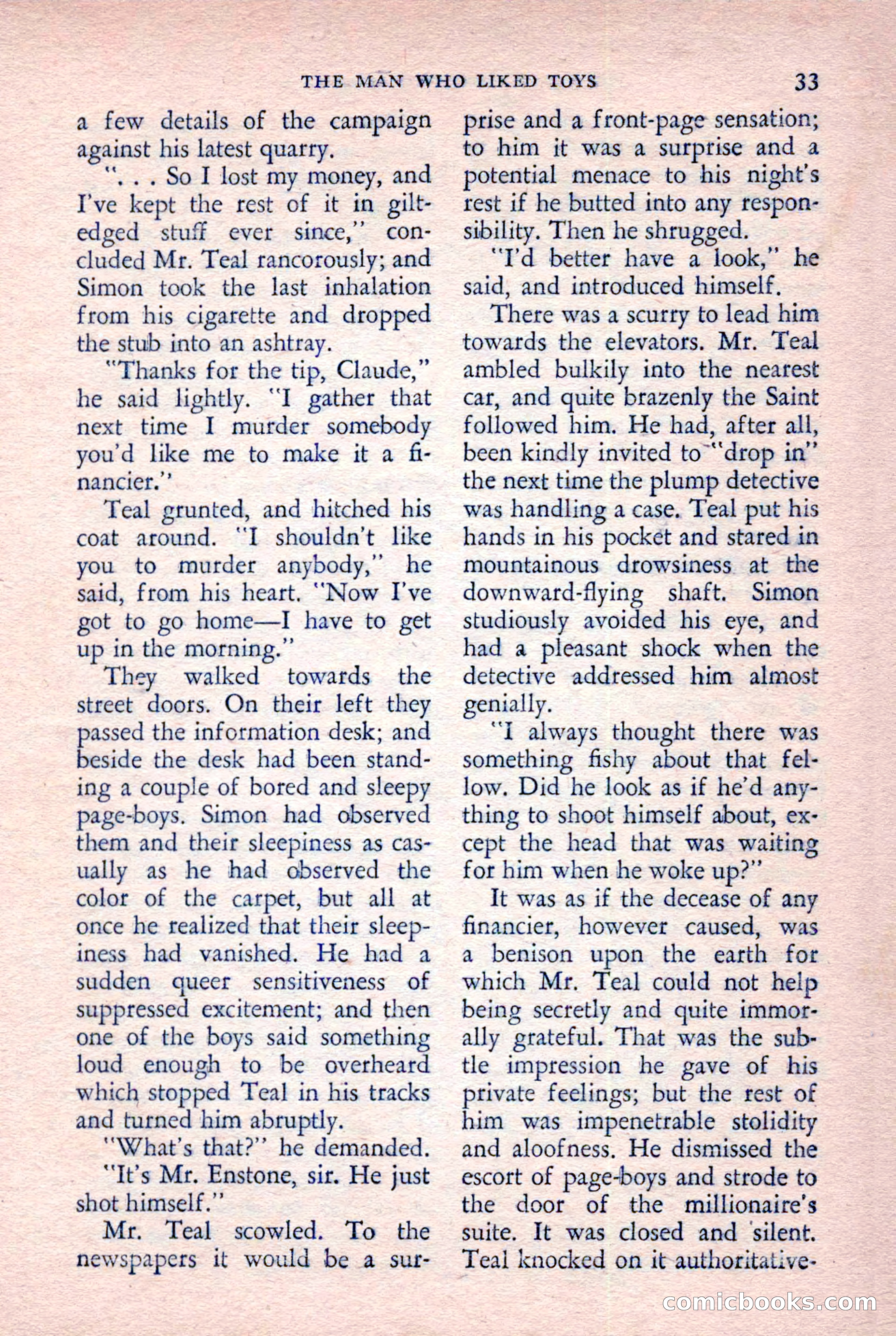The Saint Detective Magazine — page 35 of 148