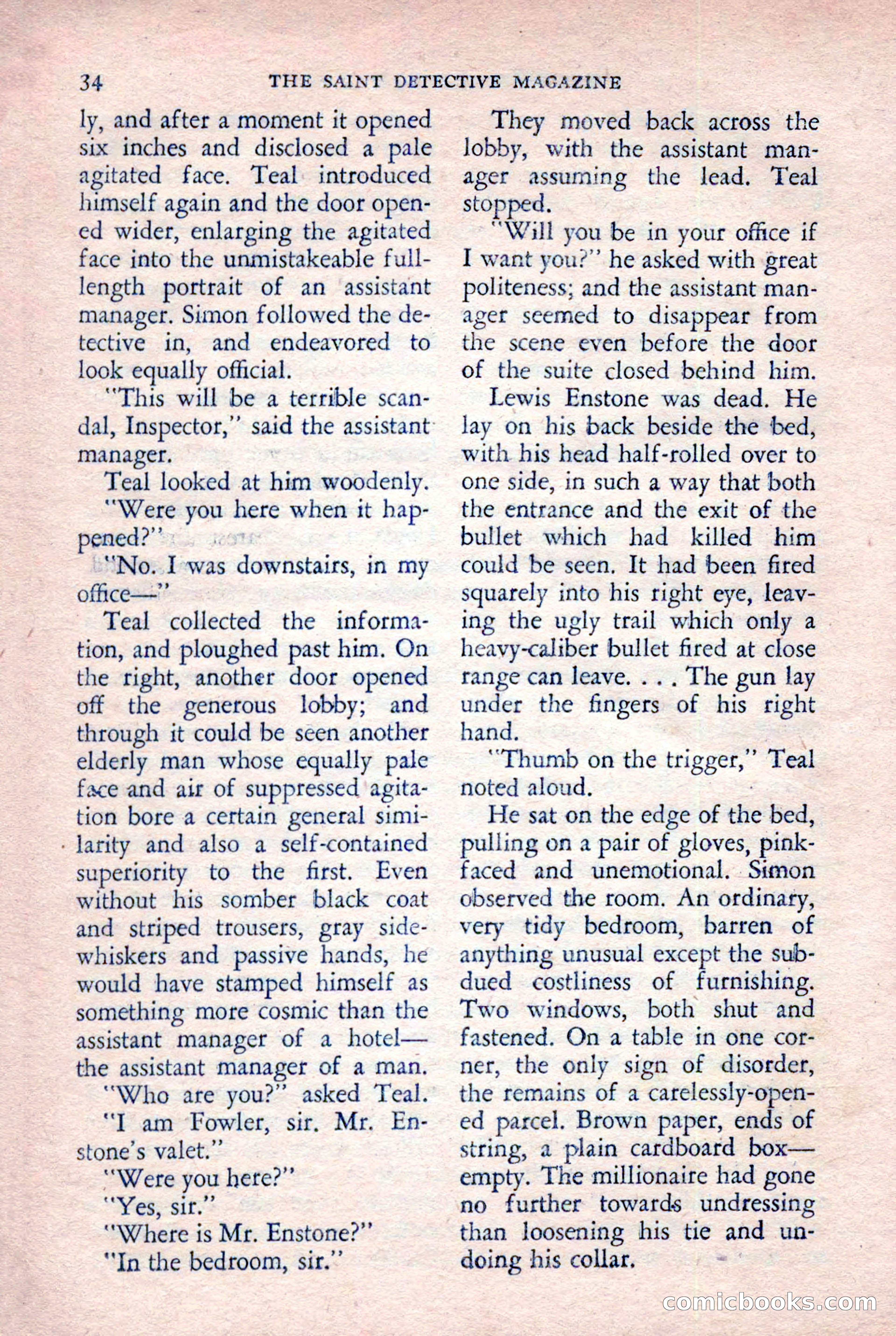 The Saint Detective Magazine — page 36 of 148